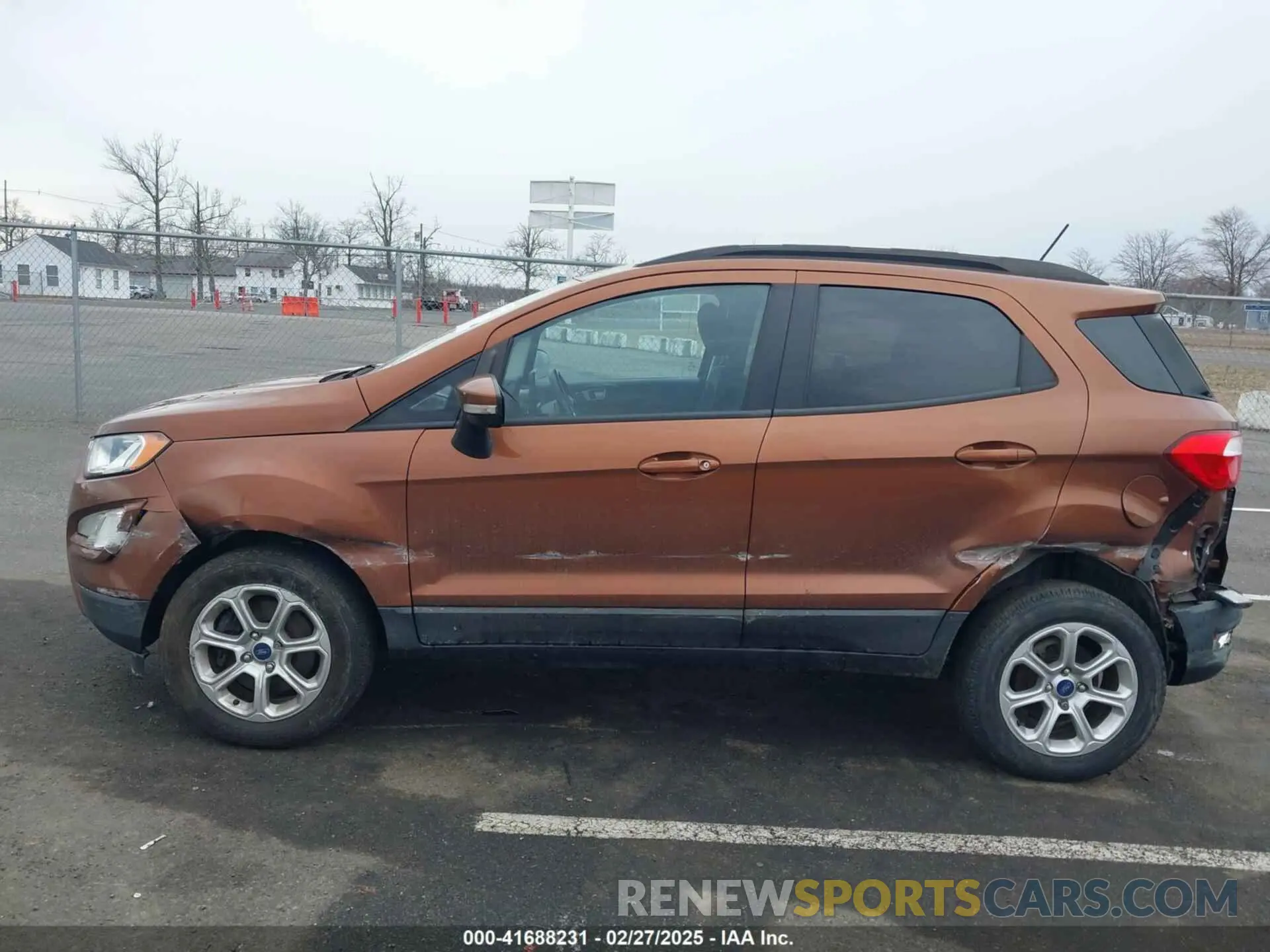 14 Photograph of a damaged car MAJ6S3GL7LC366150 FORD ECOSPORT 2020