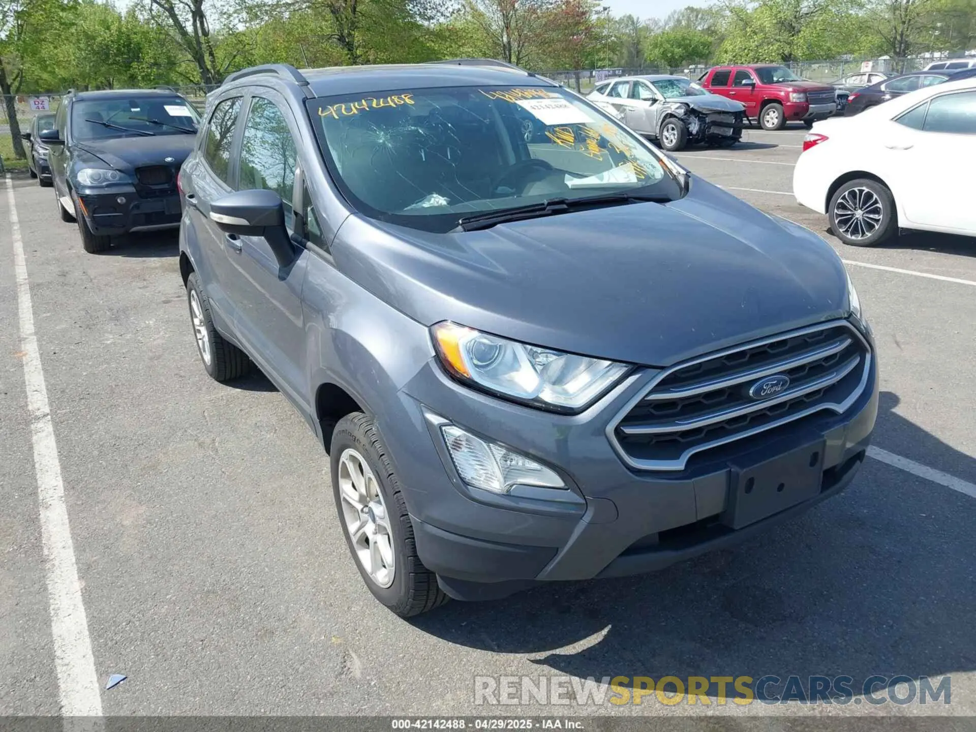 1 Photograph of a damaged car MAJ6S3GL7LC390240 FORD ECOSPORT 2020