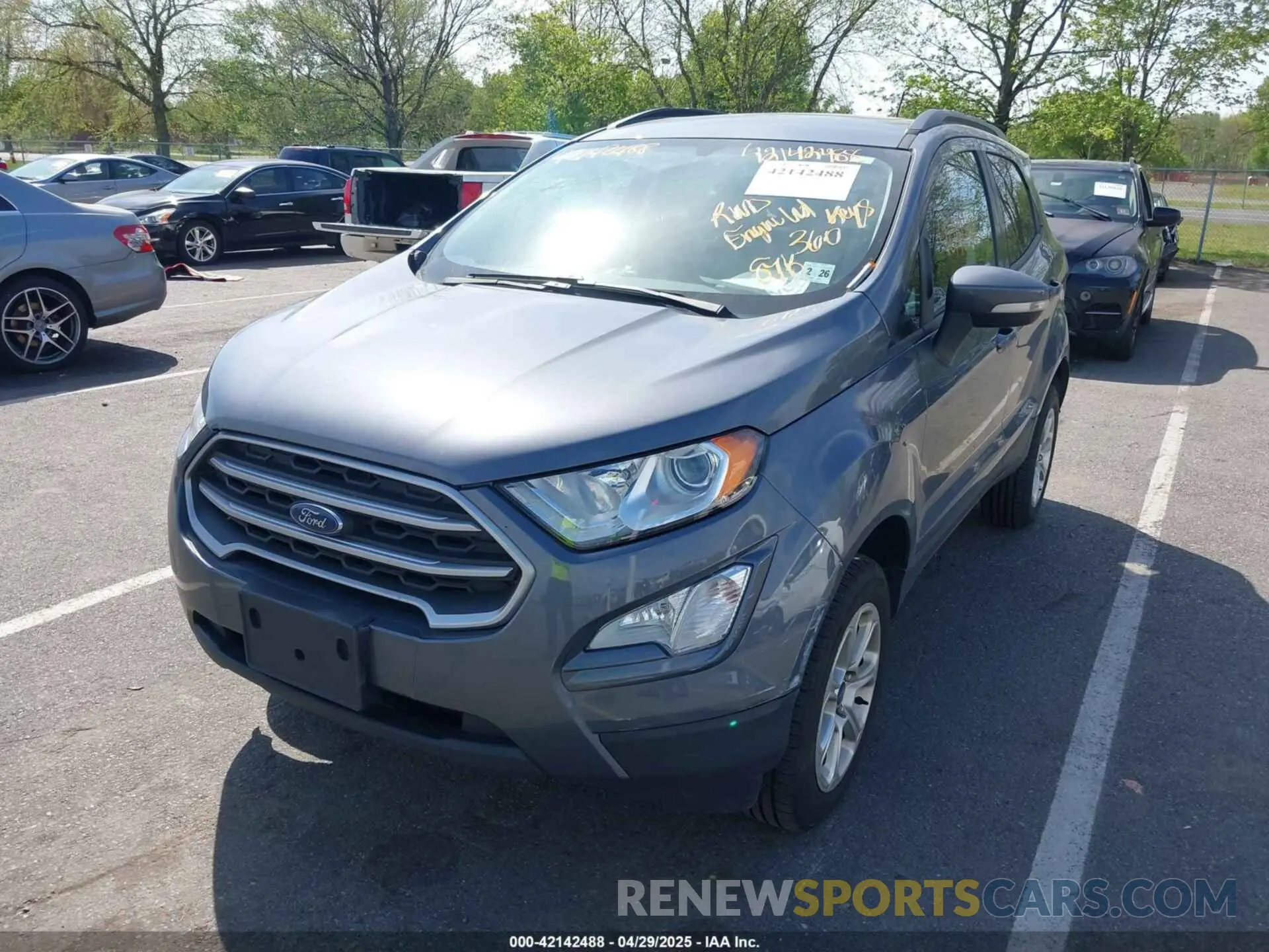 2 Photograph of a damaged car MAJ6S3GL7LC390240 FORD ECOSPORT 2020
