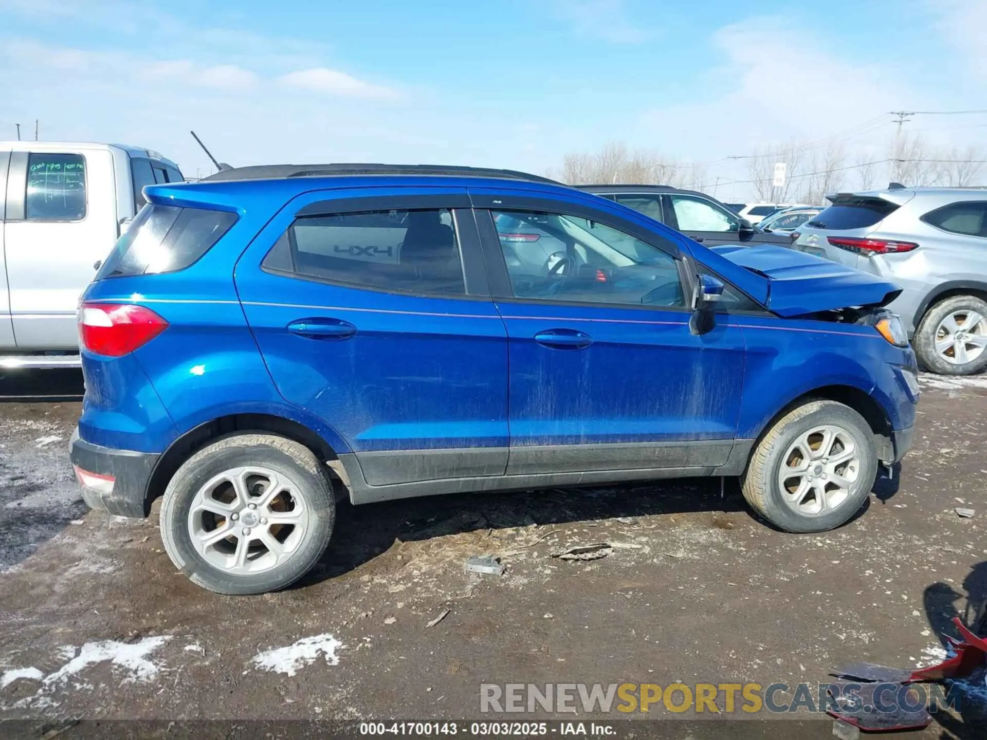 13 Photograph of a damaged car MAJ6S3GL8LC329284 FORD ECOSPORT 2020