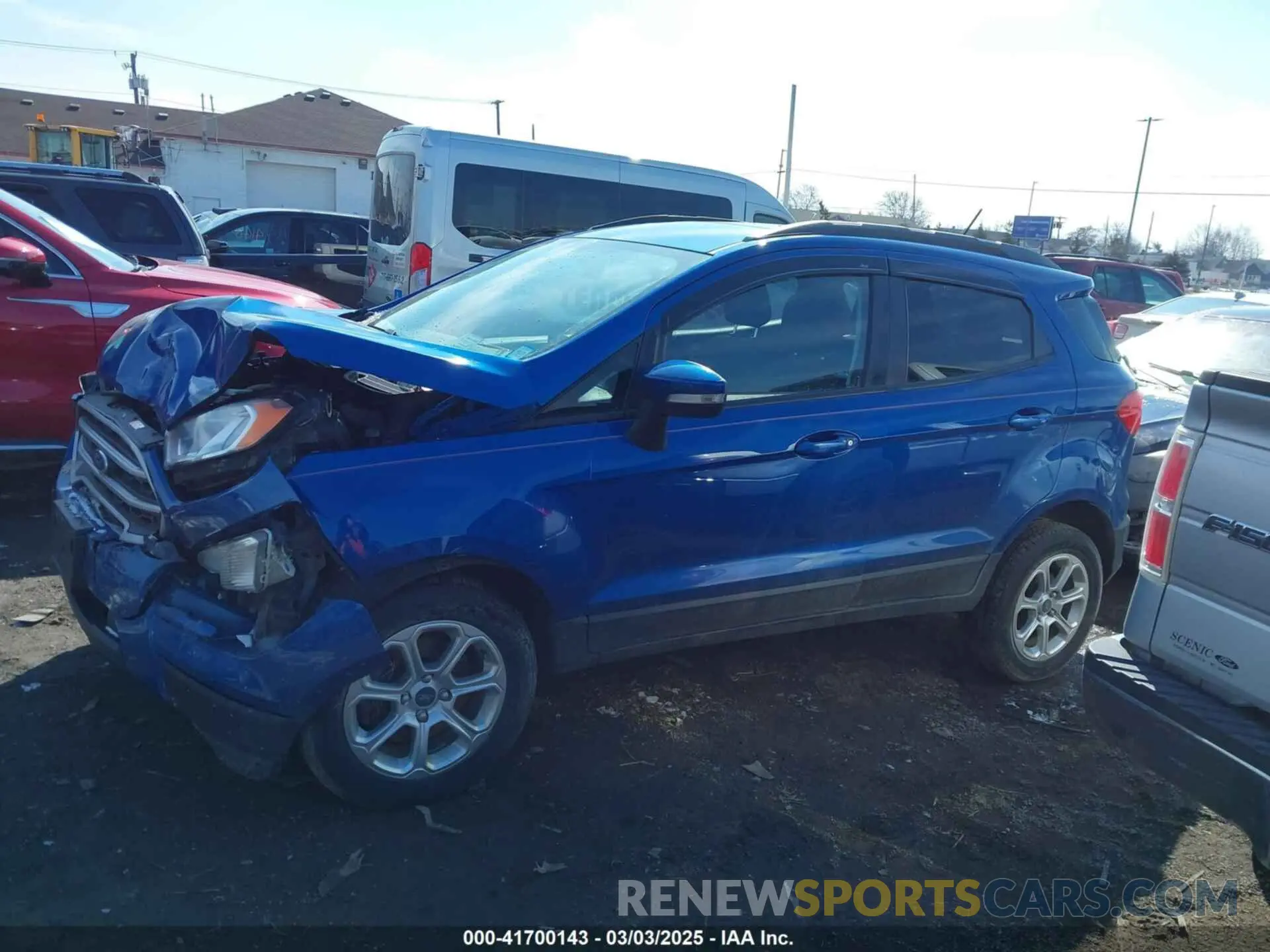 14 Photograph of a damaged car MAJ6S3GL8LC329284 FORD ECOSPORT 2020