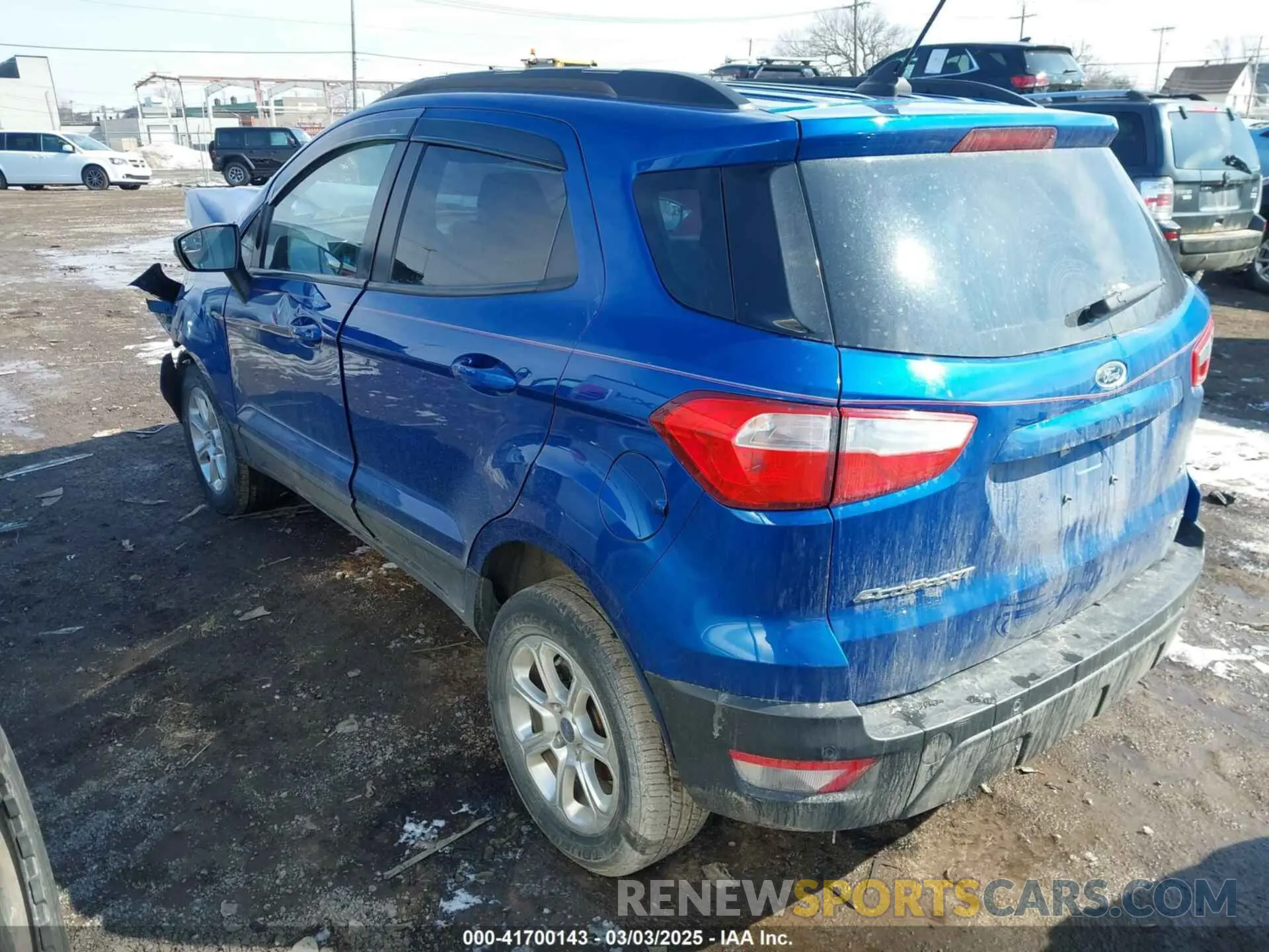 3 Photograph of a damaged car MAJ6S3GL8LC329284 FORD ECOSPORT 2020