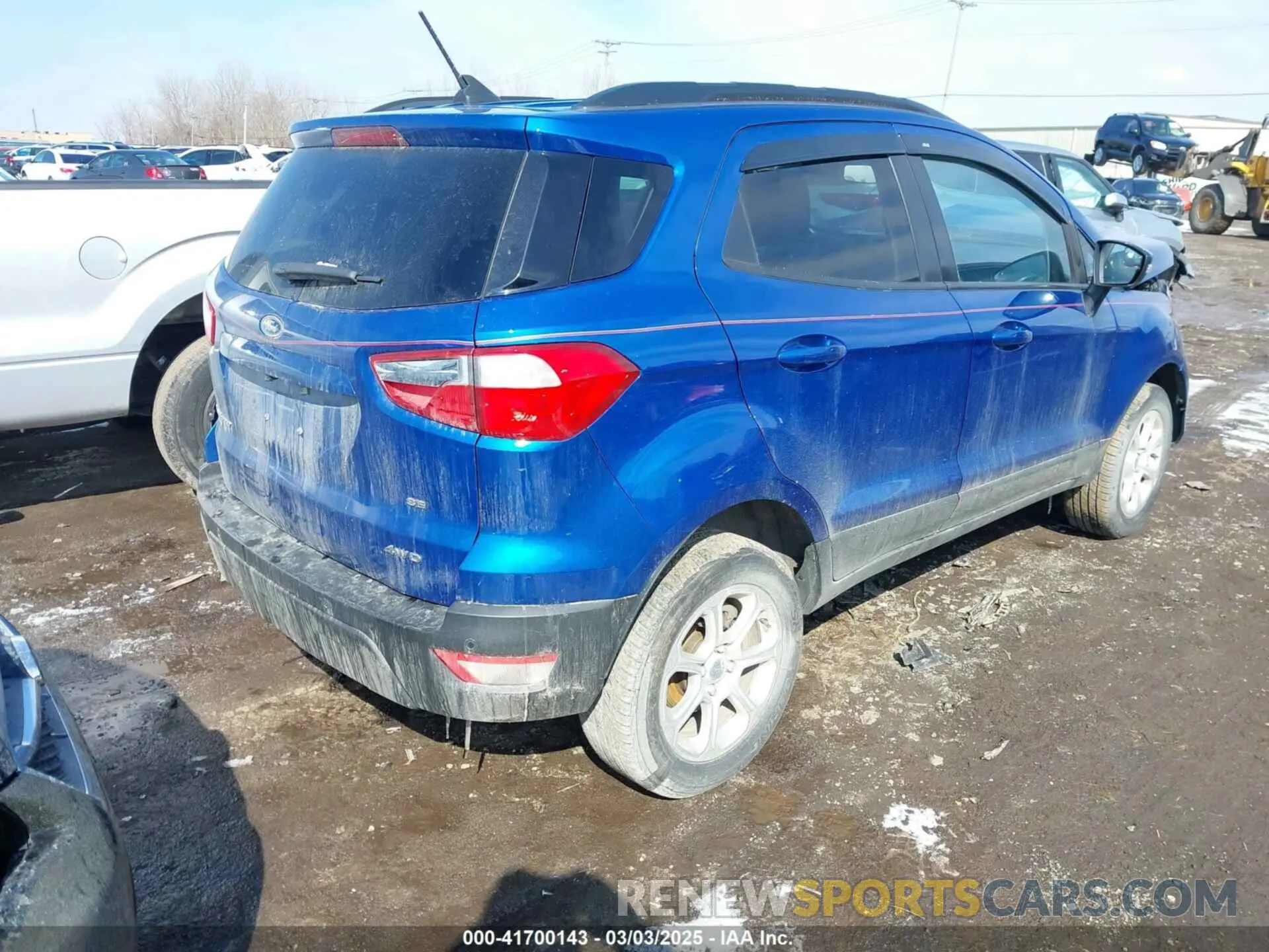 4 Photograph of a damaged car MAJ6S3GL8LC329284 FORD ECOSPORT 2020