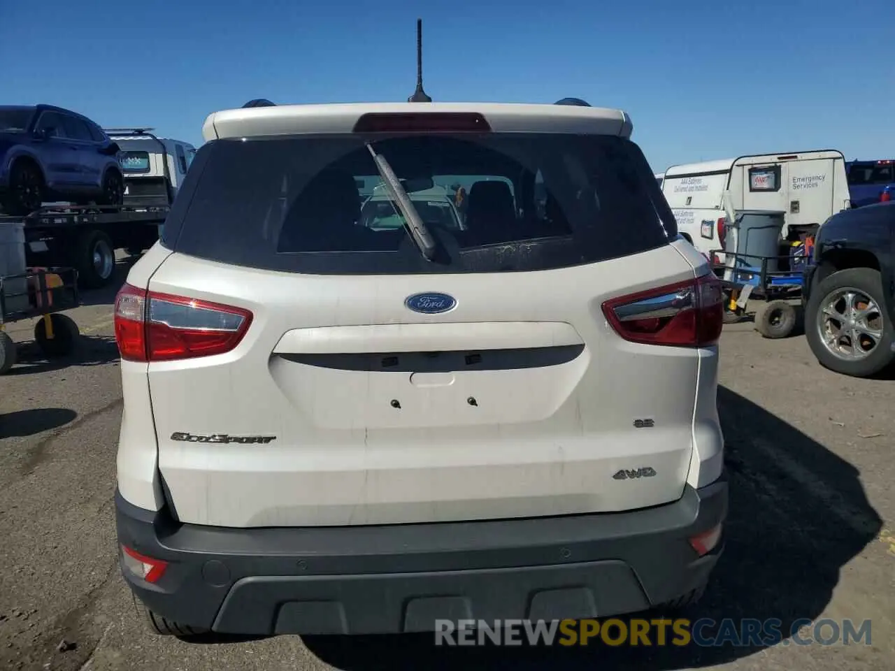 6 Photograph of a damaged car MAJ6S3GL8LC354945 FORD ECOSPORT 2020