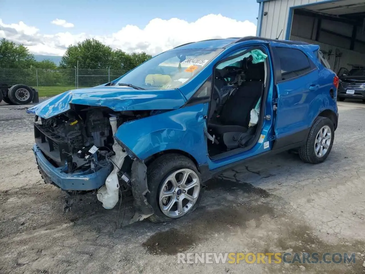 1 Photograph of a damaged car MAJ6S3GL8LC359658 FORD ECOSPORT 2020
