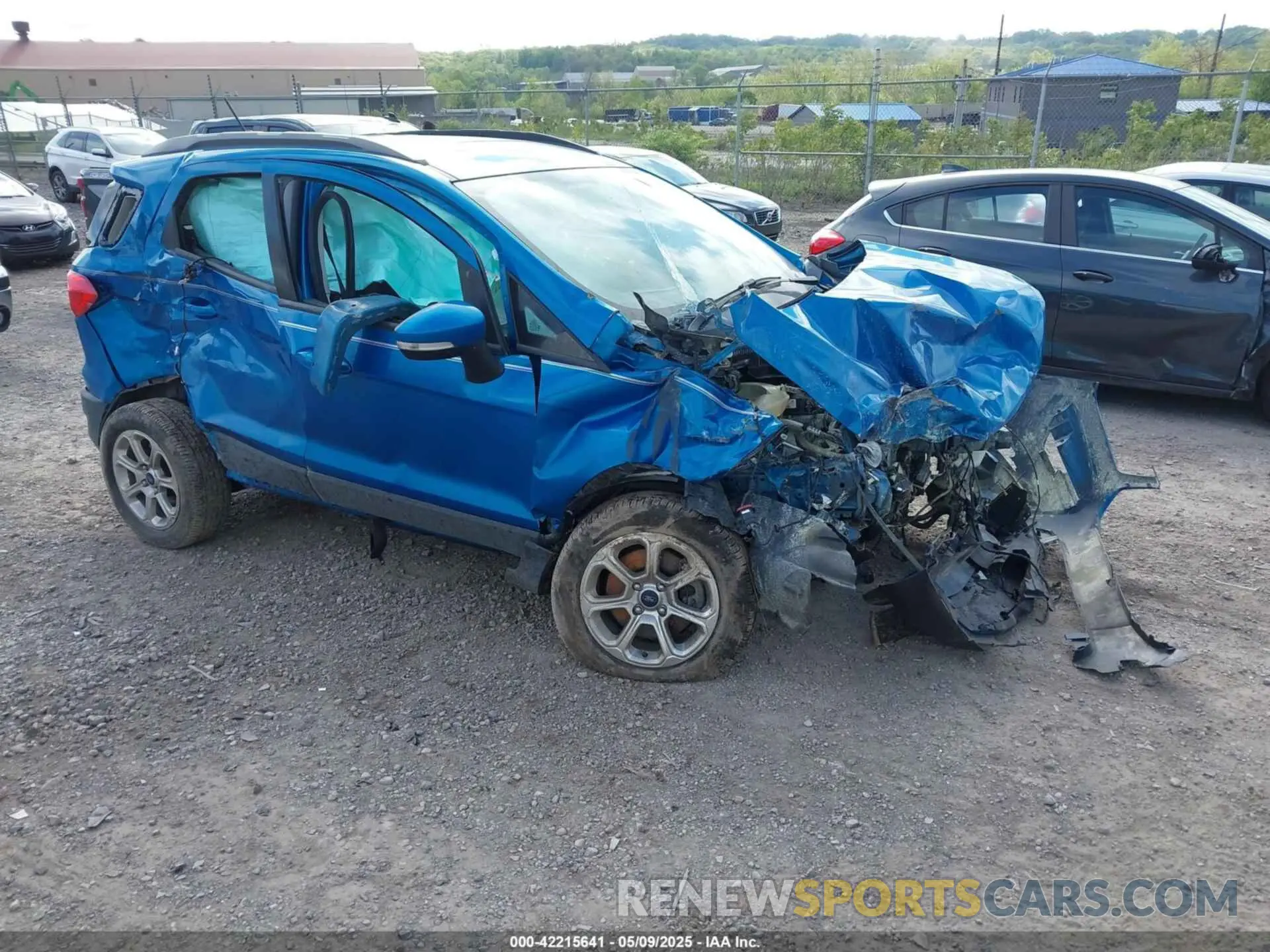 1 Photograph of a damaged car MAJ6S3GL8LC364083 FORD ECOSPORT 2020