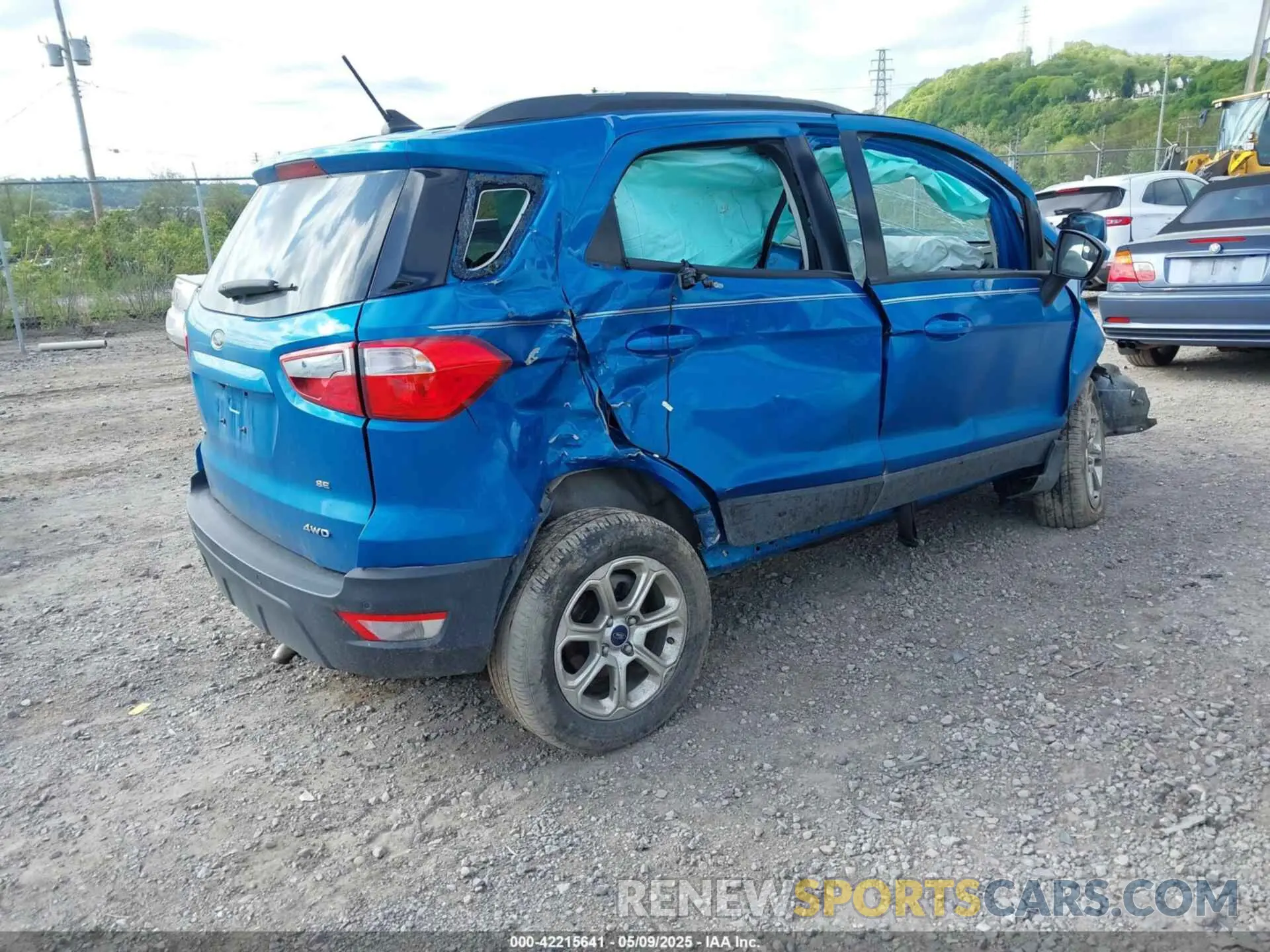 4 Photograph of a damaged car MAJ6S3GL8LC364083 FORD ECOSPORT 2020
