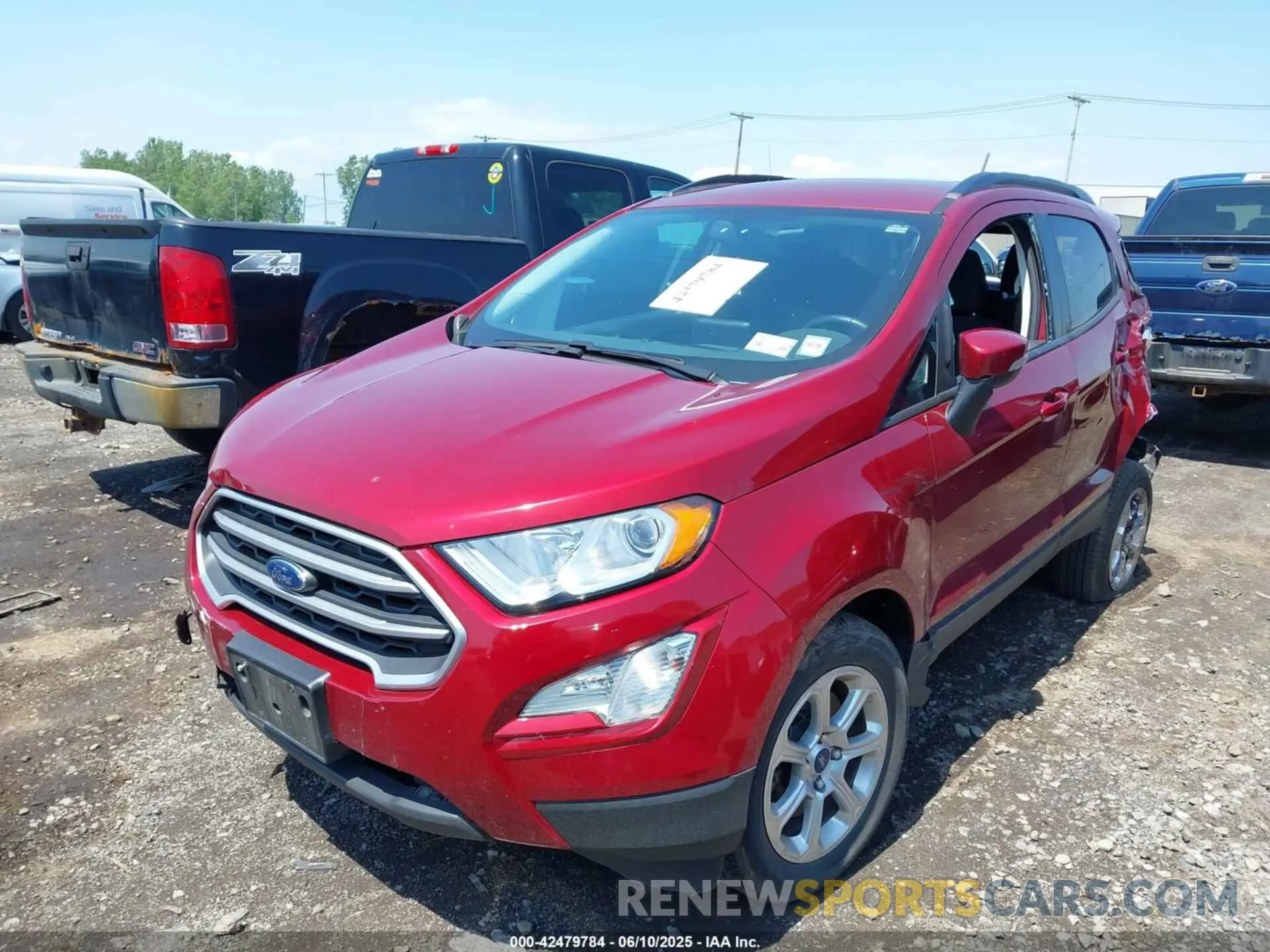 2 Photograph of a damaged car MAJ6S3GL8LC368425 FORD ECOSPORT 2020