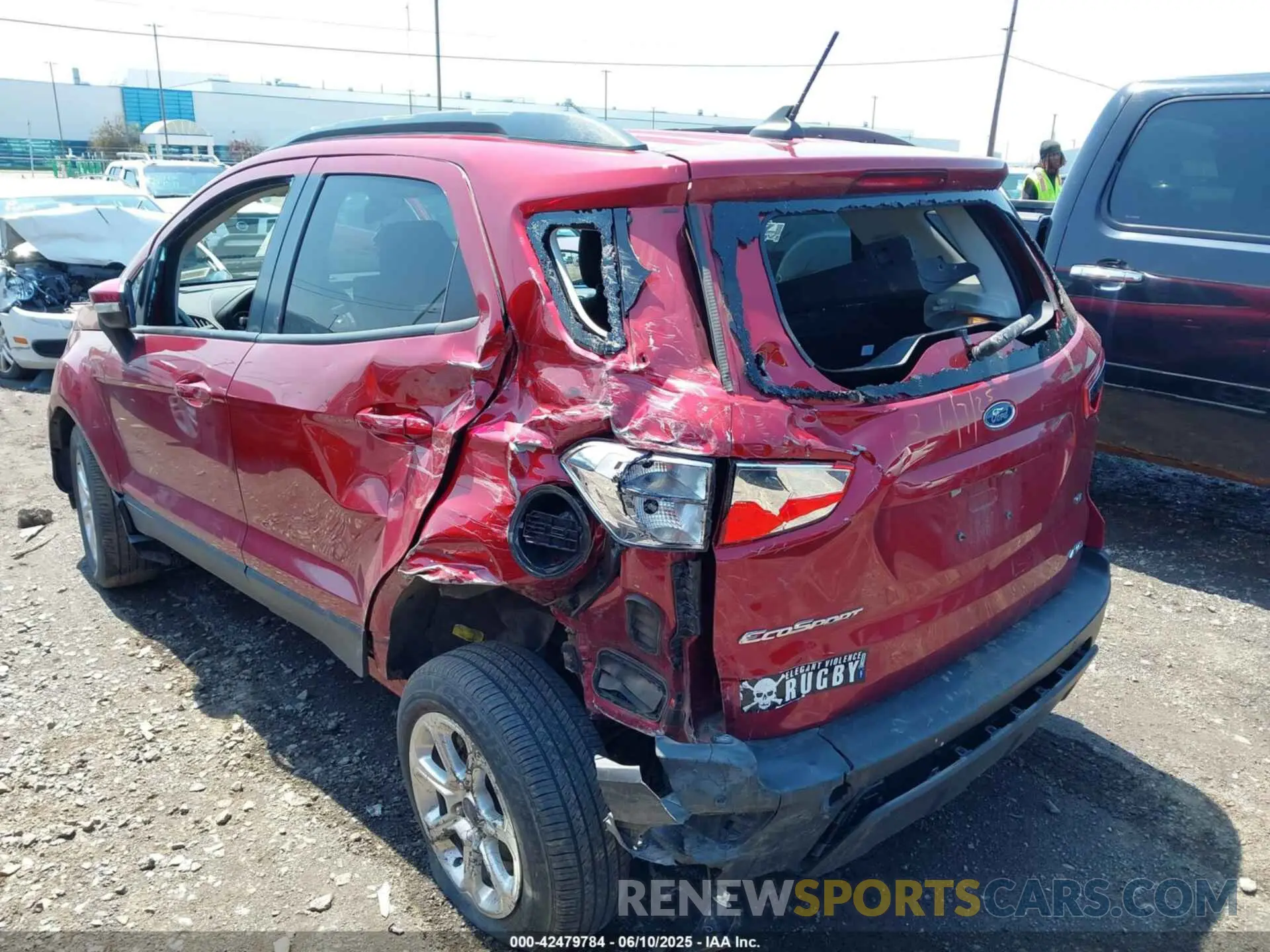 3 Photograph of a damaged car MAJ6S3GL8LC368425 FORD ECOSPORT 2020