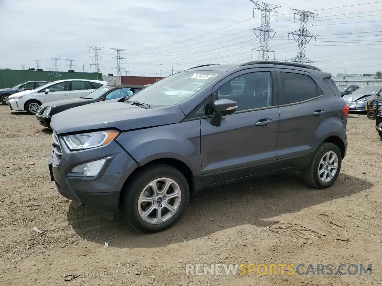 1 Photograph of a damaged car MAJ6S3GL8LC384785 FORD ECOSPORT 2020