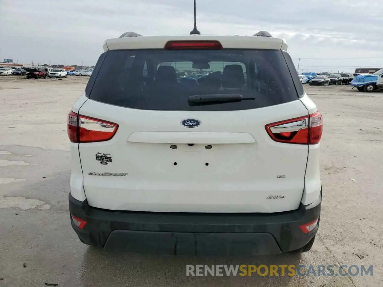 6 Photograph of a damaged car MAJ6S3GL9LC366831 FORD ECOSPORT 2020