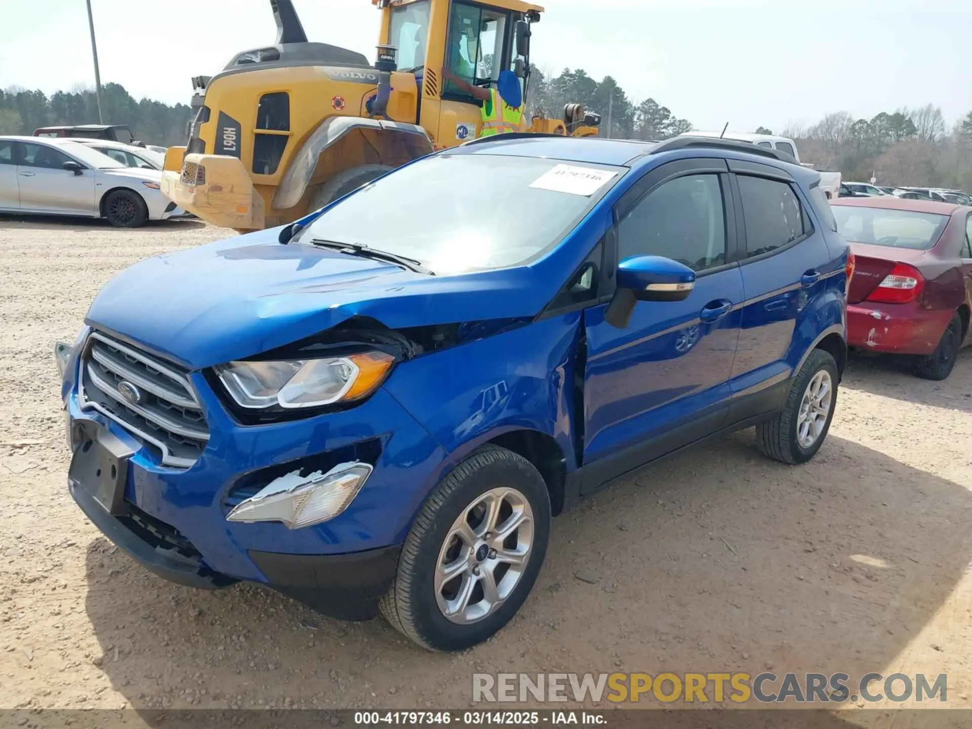 2 Photograph of a damaged car MAJ6S3GL9LC391034 FORD ECOSPORT 2020