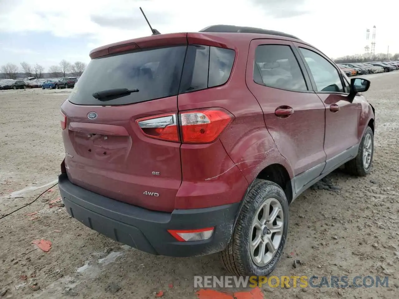 3 Photograph of a damaged car MAJ6S3GL9LC392930 FORD ECOSPORT 2020