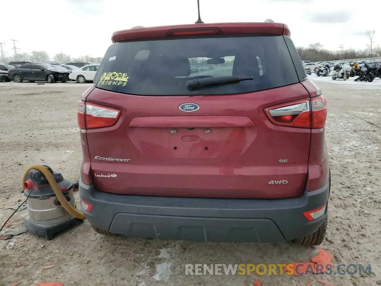 6 Photograph of a damaged car MAJ6S3GL9LC392930 FORD ECOSPORT 2020