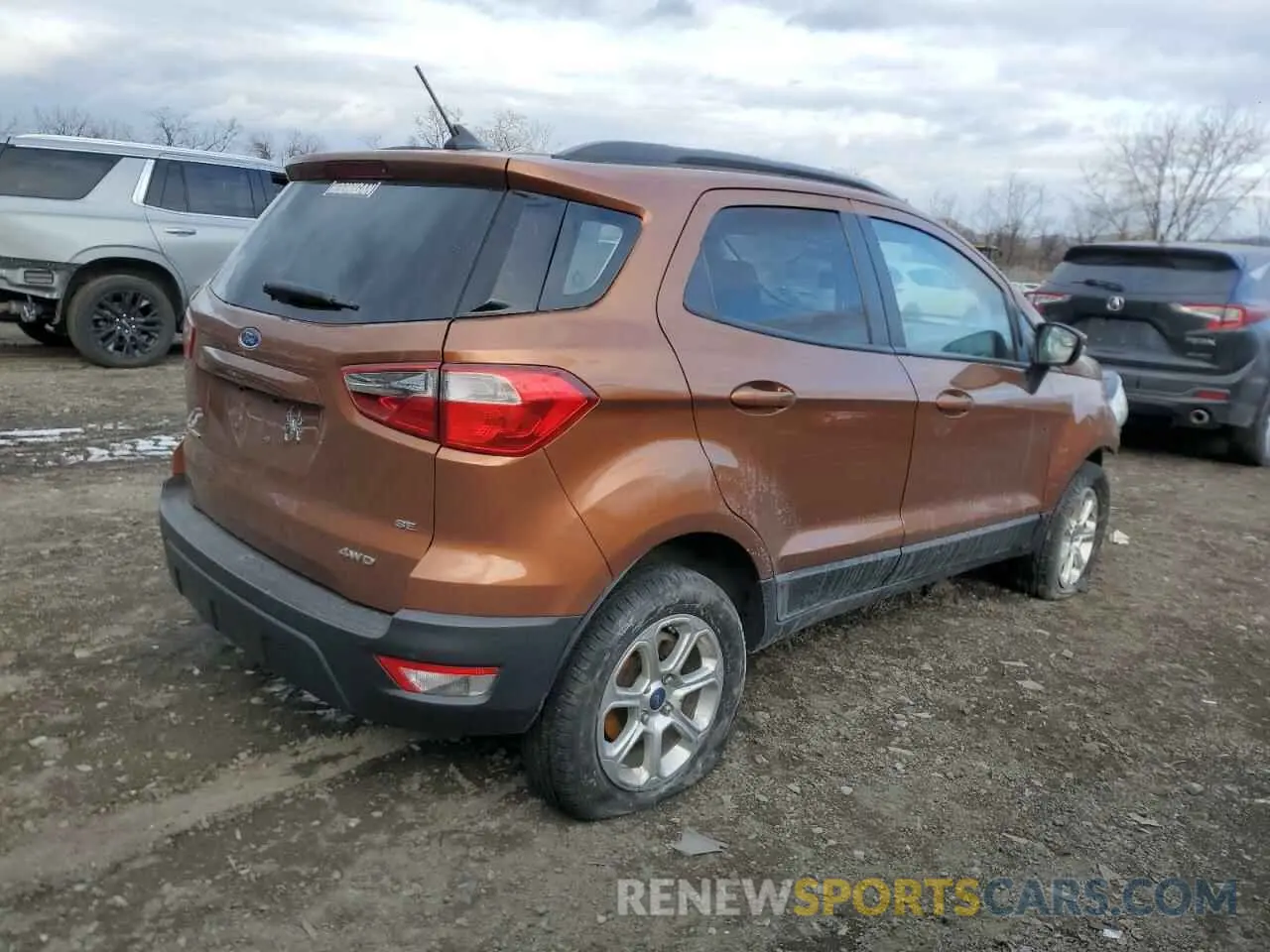 3 Photograph of a damaged car MAJ6S3GLXLC317881 FORD ECOSPORT 2020