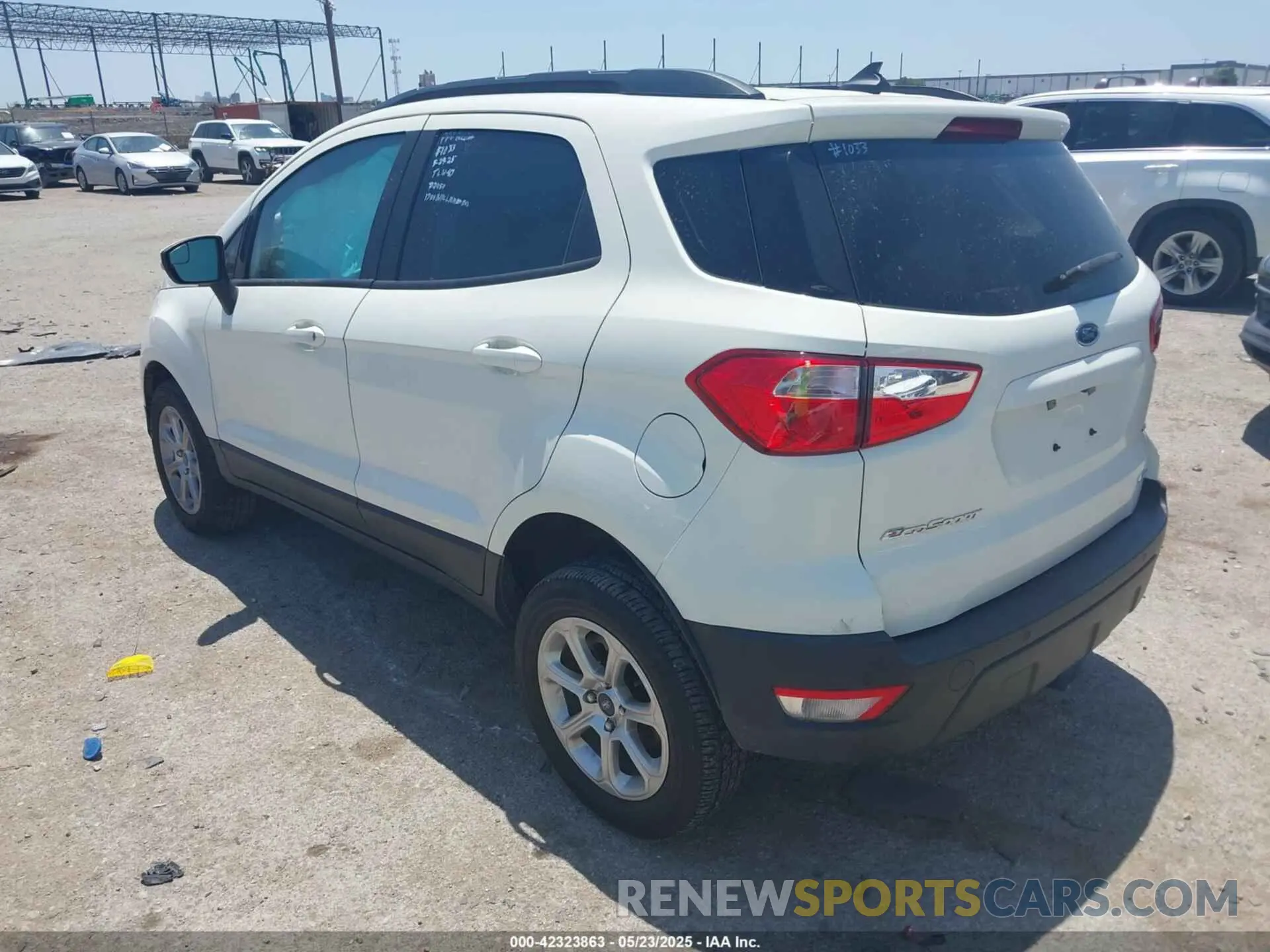 3 Photograph of a damaged car MAJ6S3GLXLC344921 FORD ECOSPORT 2020