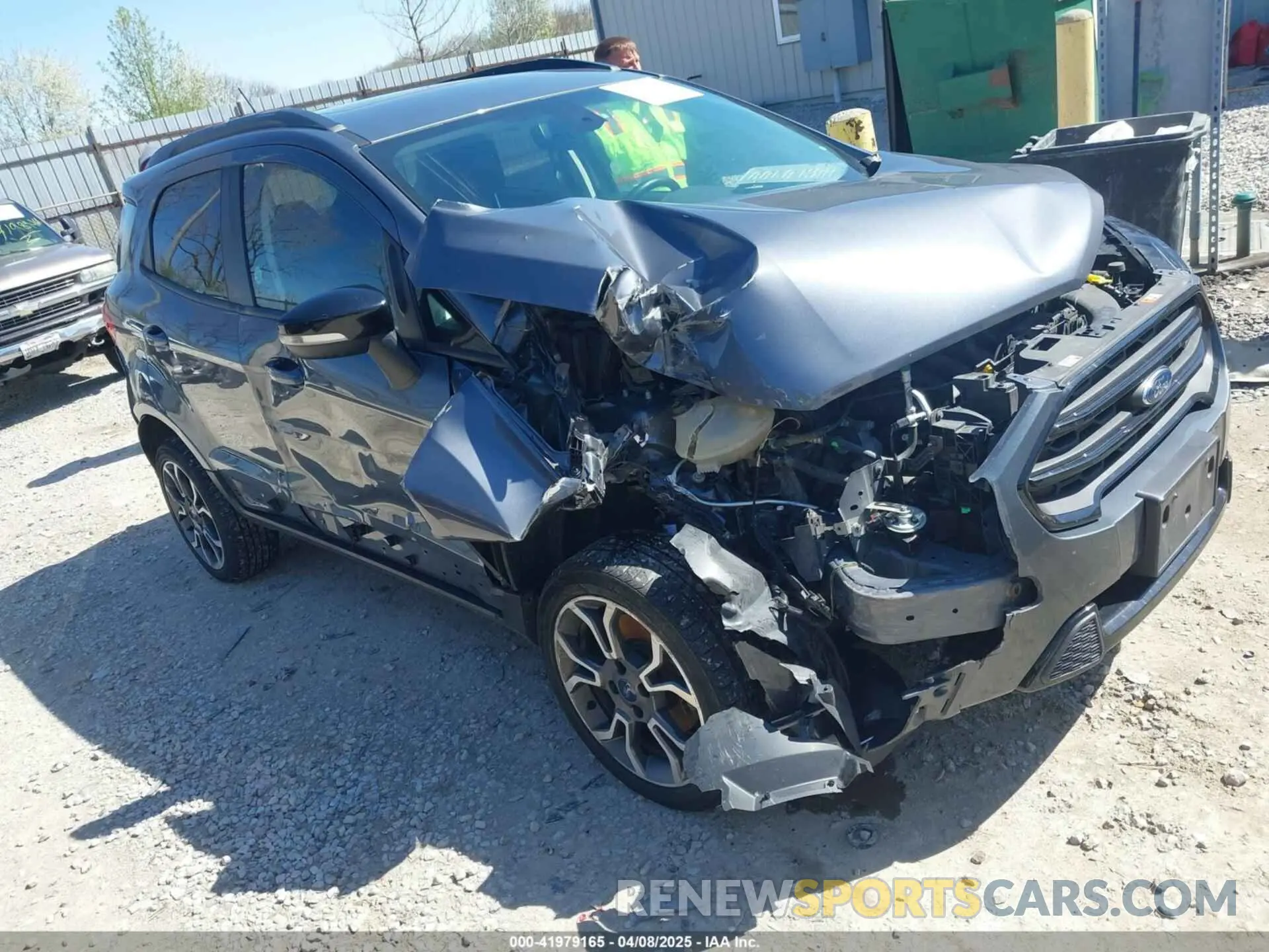 1 Photograph of a damaged car MAJ6S3JL1LC336361 FORD ECOSPORT 2020