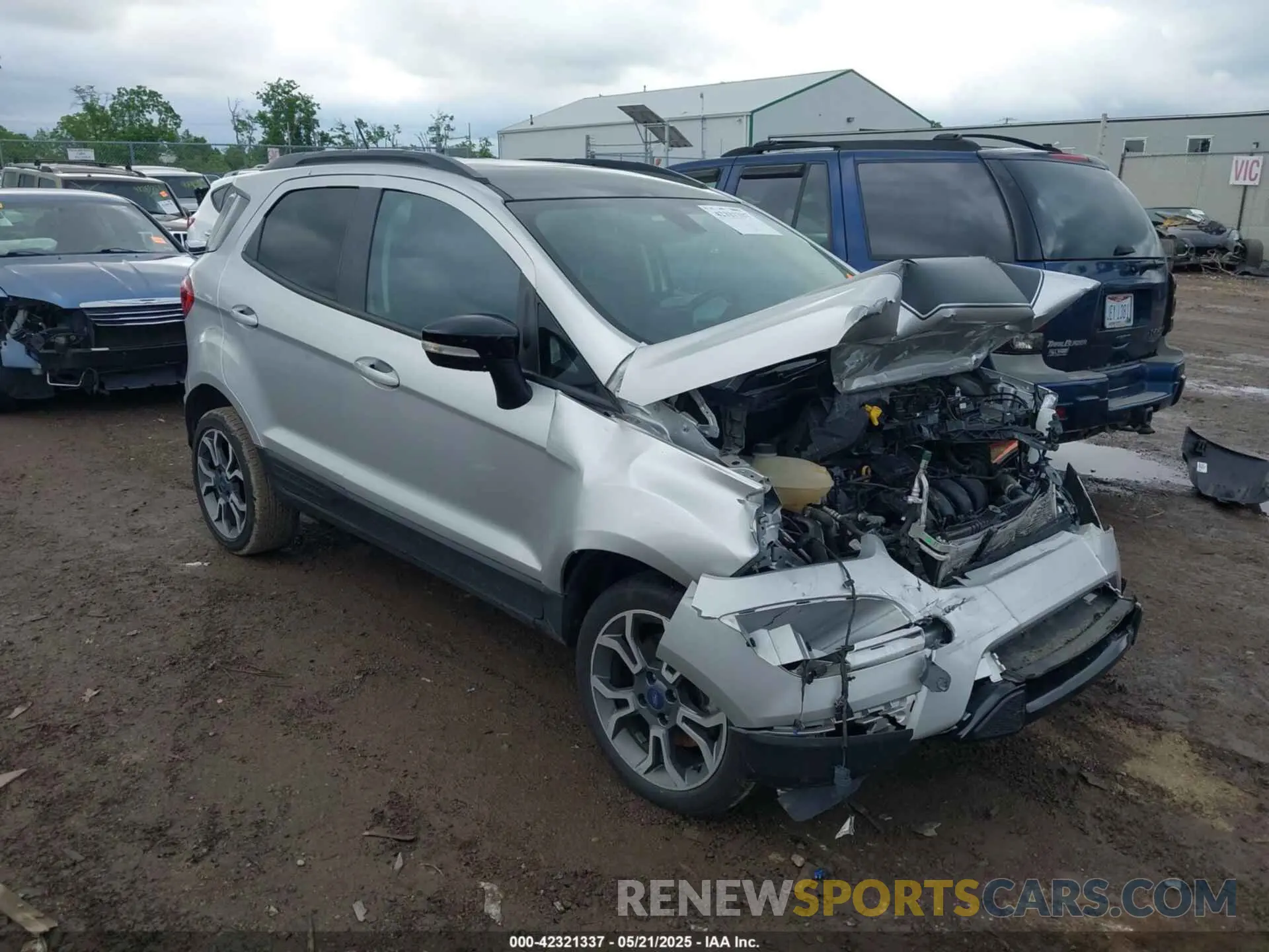 1 Photograph of a damaged car MAJ6S3JL1LC362250 FORD ECOSPORT 2020