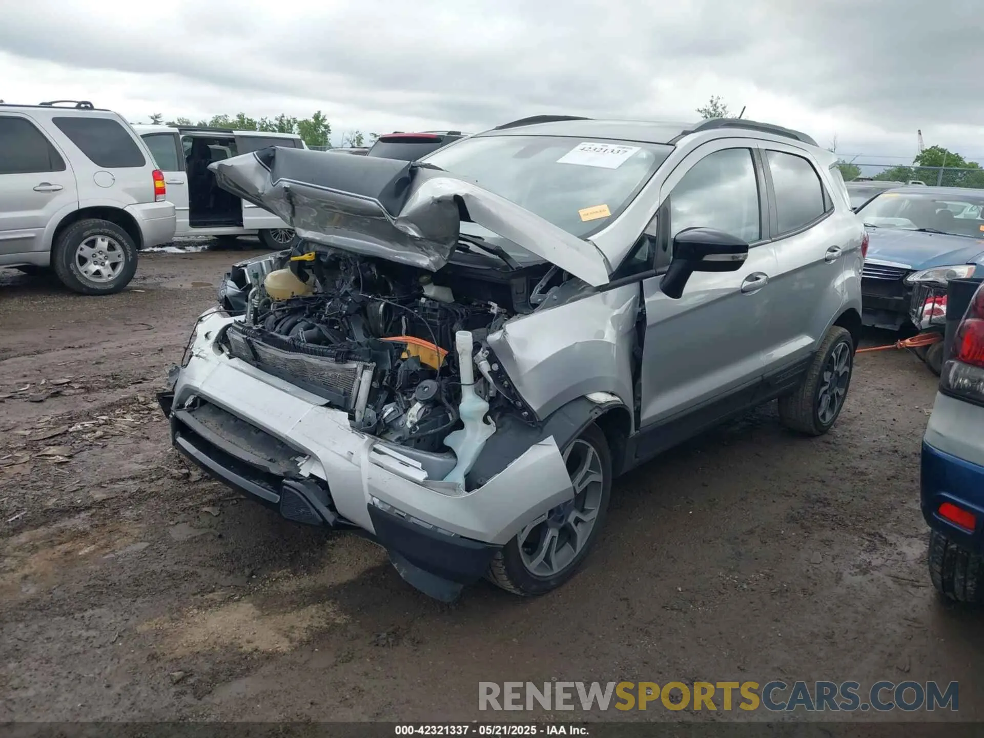 2 Photograph of a damaged car MAJ6S3JL1LC362250 FORD ECOSPORT 2020