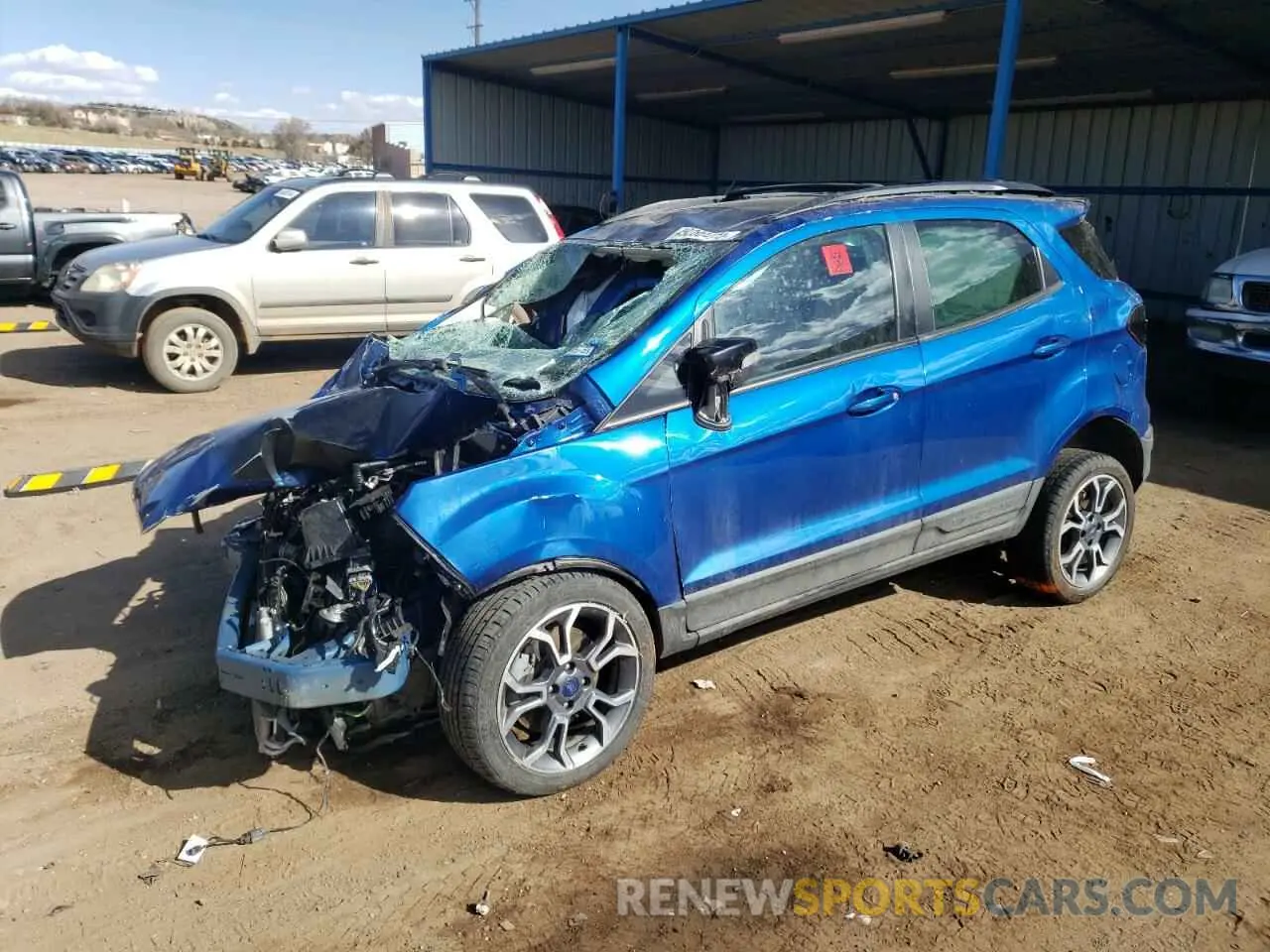 1 Photograph of a damaged car MAJ6S3JL5LC377589 FORD ECOSPORT 2020