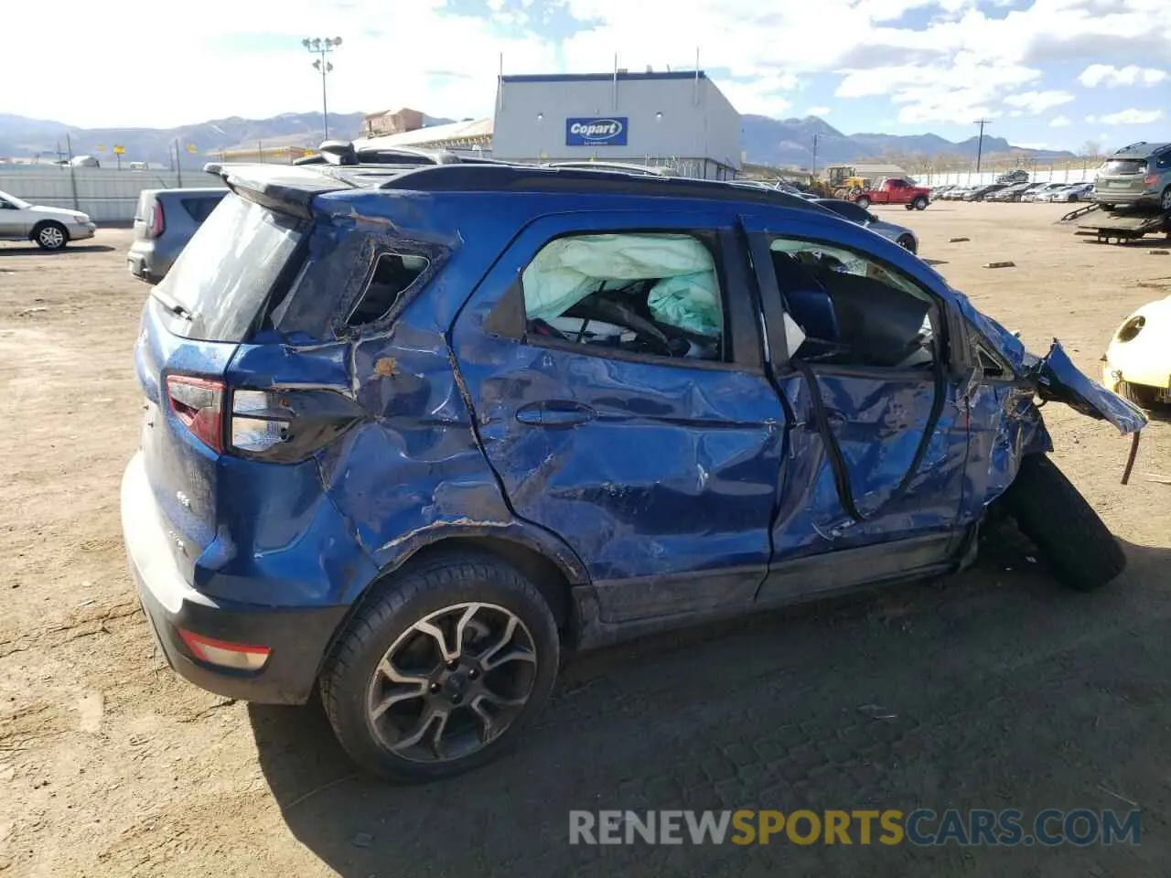 3 Photograph of a damaged car MAJ6S3JL5LC377589 FORD ECOSPORT 2020