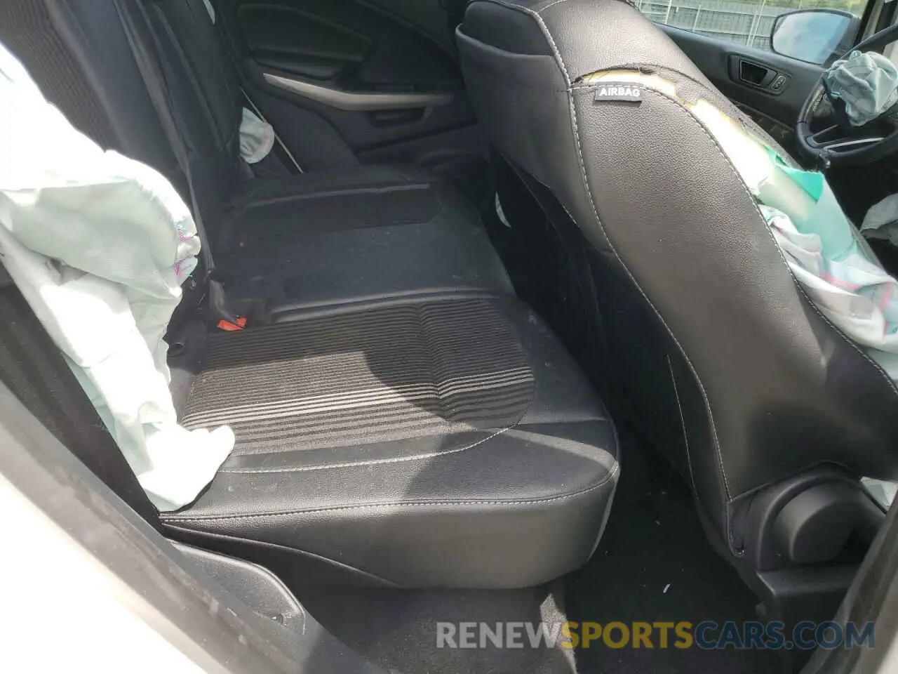 10 Photograph of a damaged car MAJ6S3JL6LC330149 FORD ECOSPORT 2020