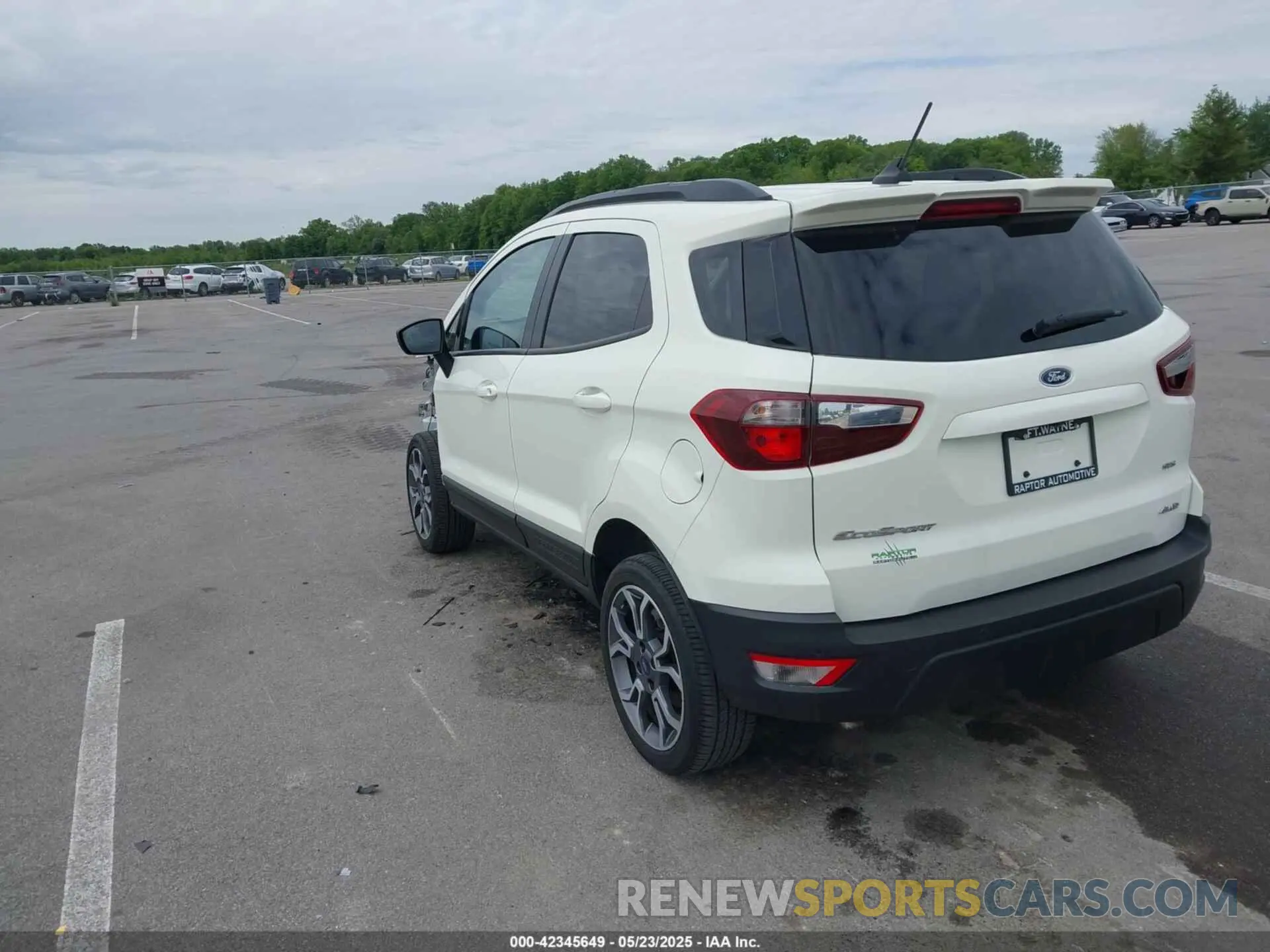 3 Photograph of a damaged car MAJ6S3JL6LC392330 FORD ECOSPORT 2020