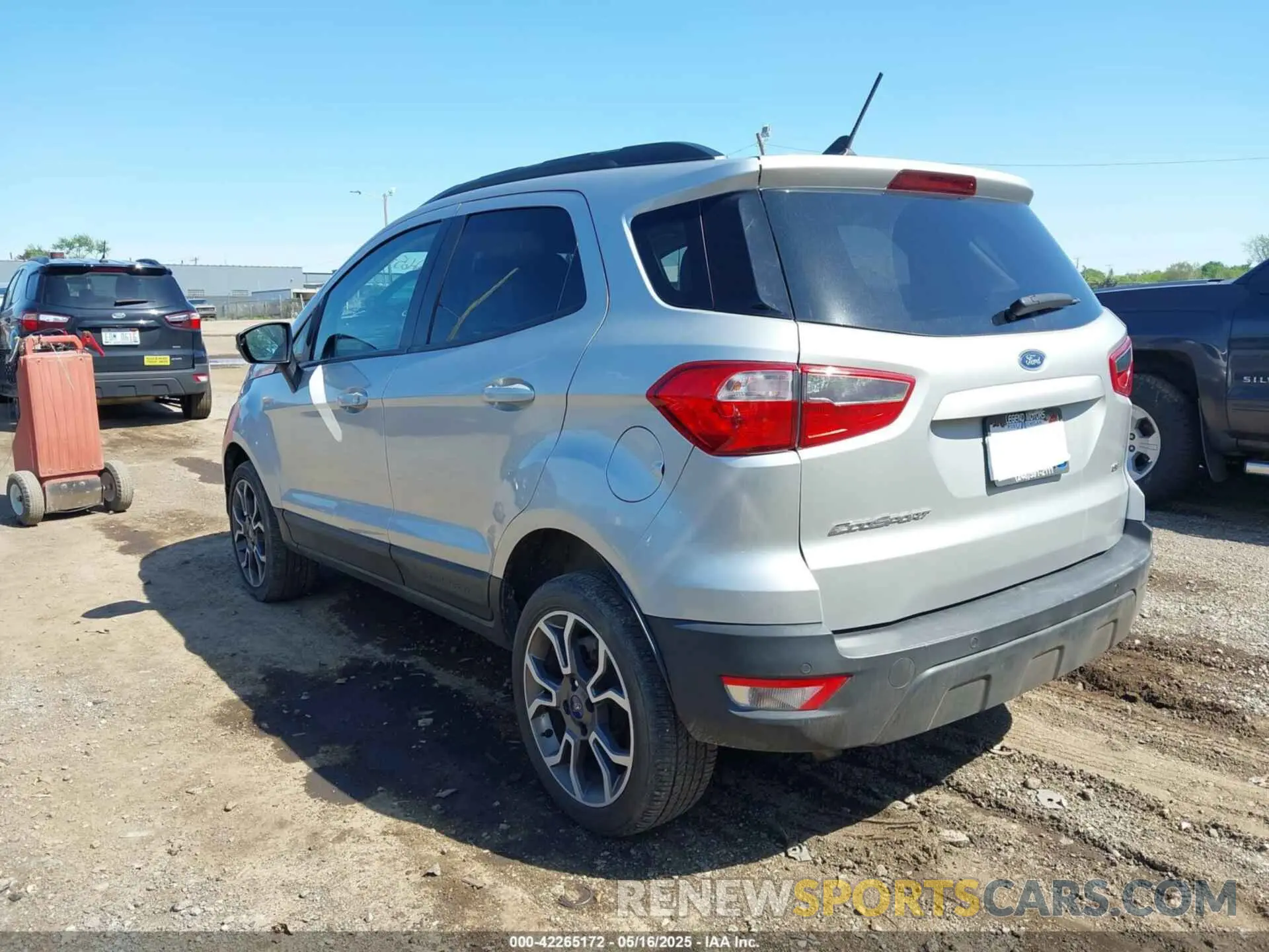 3 Photograph of a damaged car MAJ6S3JL7LC336414 FORD ECOSPORT 2020