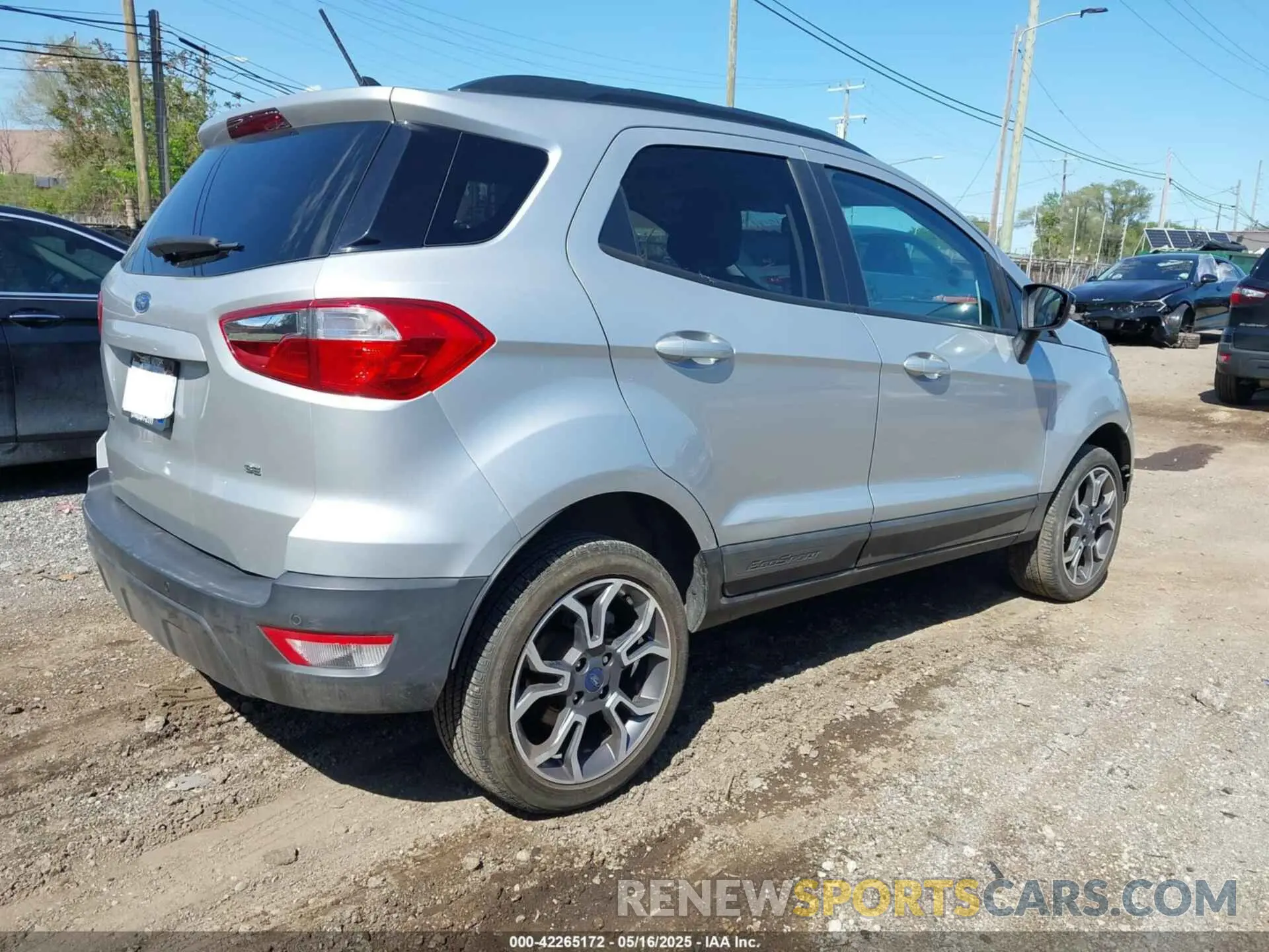 4 Photograph of a damaged car MAJ6S3JL7LC336414 FORD ECOSPORT 2020