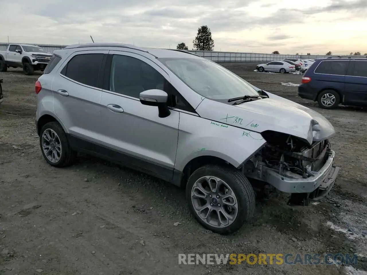 4 Photograph of a damaged car MAJ6S3KL0LC347382 FORD ECOSPORT 2020