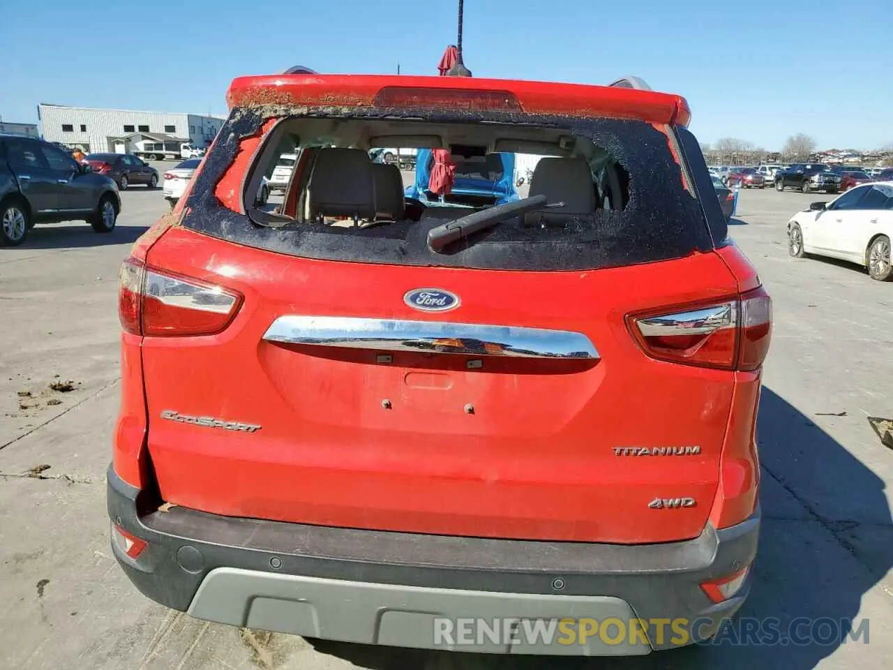 6 Photograph of a damaged car MAJ6S3KL1LC360500 FORD ECOSPORT 2020