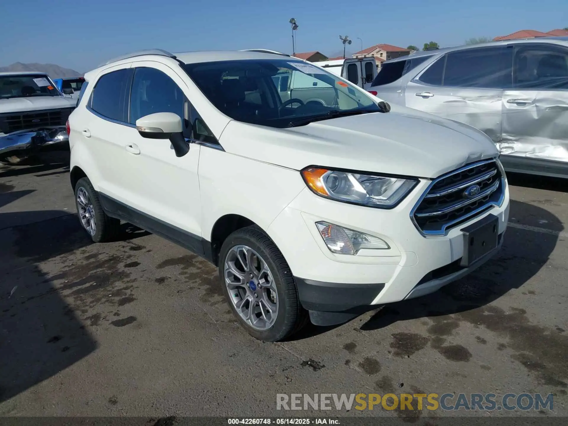 1 Photograph of a damaged car MAJ6S3KL1LC361419 FORD ECOSPORT 2020