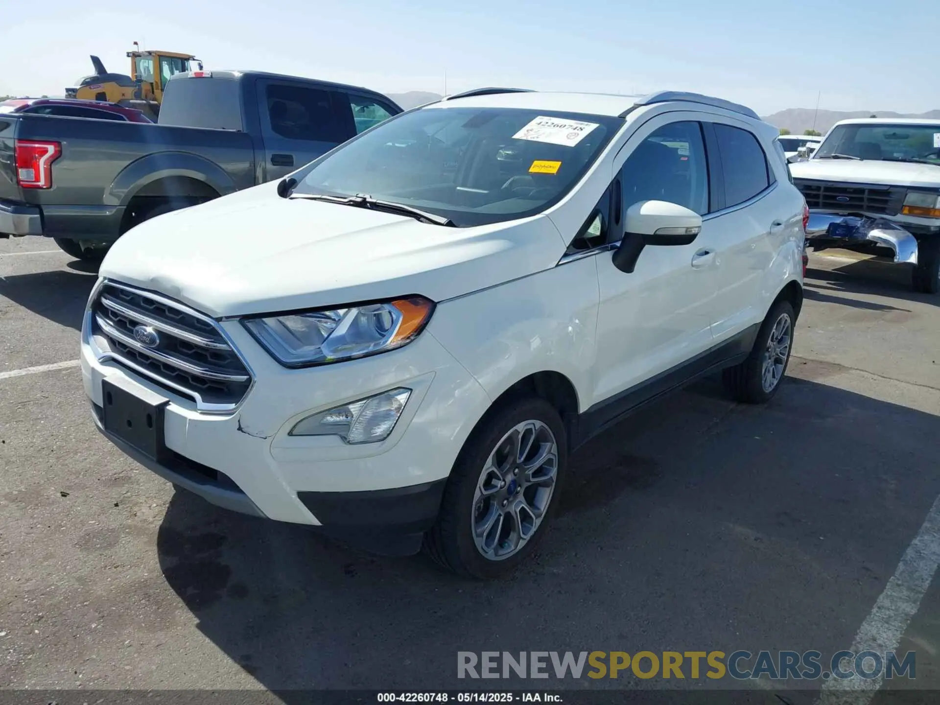 2 Photograph of a damaged car MAJ6S3KL1LC361419 FORD ECOSPORT 2020