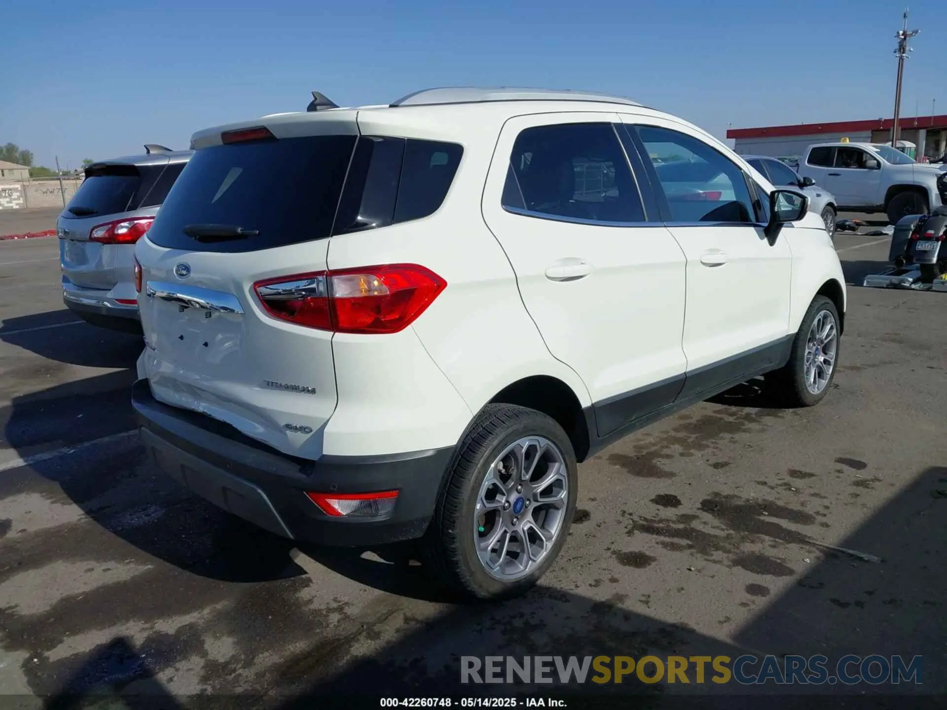 4 Photograph of a damaged car MAJ6S3KL1LC361419 FORD ECOSPORT 2020