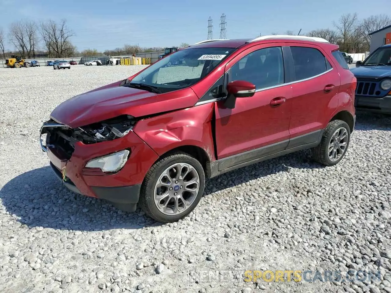 1 Photograph of a damaged car MAJ6S3KL1LC392346 FORD ECOSPORT 2020