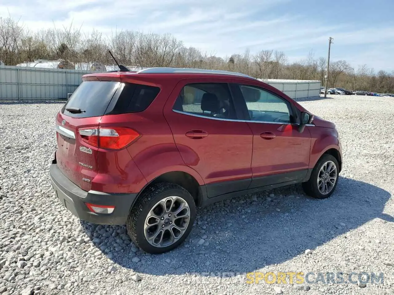 3 Photograph of a damaged car MAJ6S3KL1LC392346 FORD ECOSPORT 2020