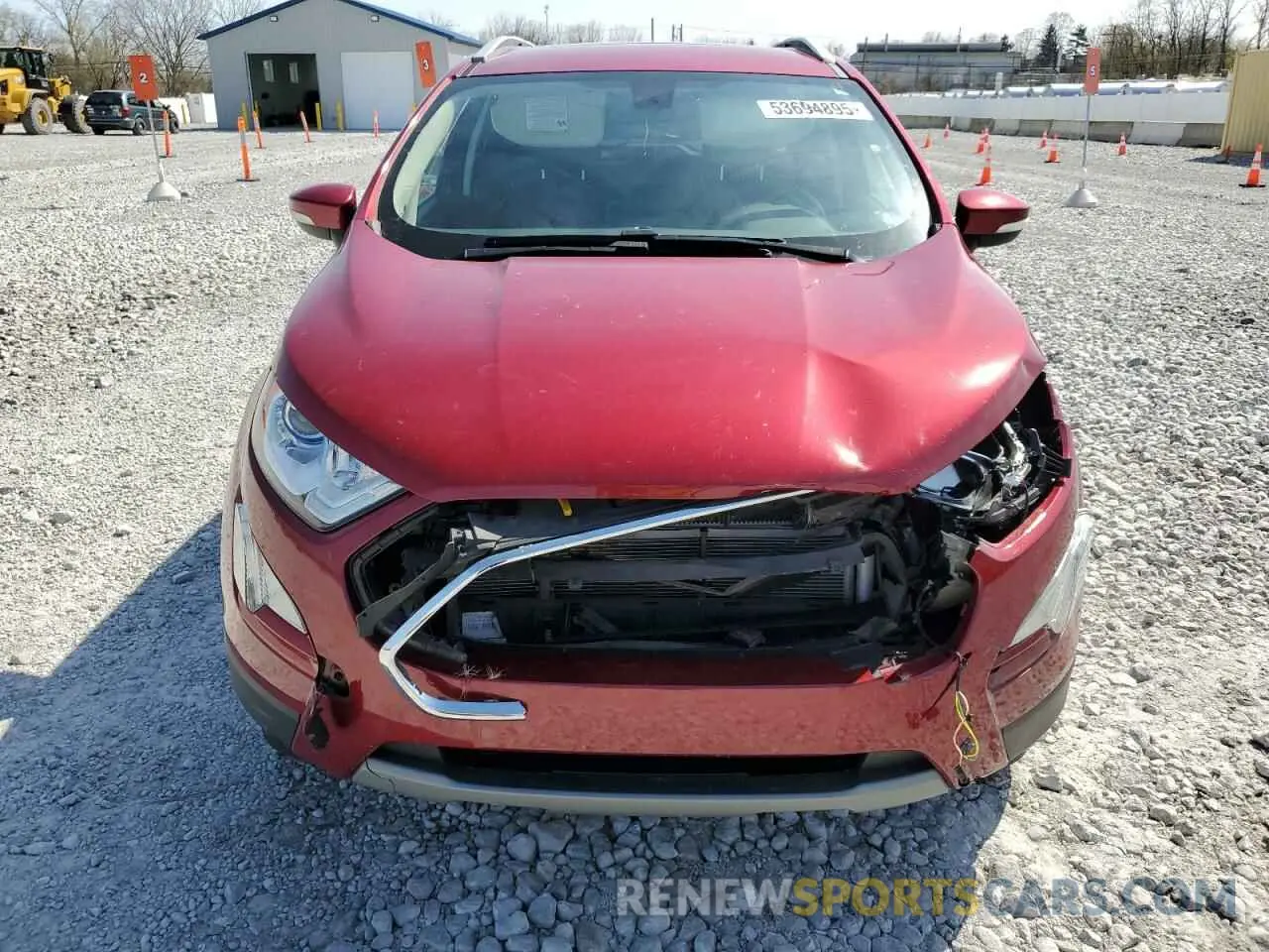 5 Photograph of a damaged car MAJ6S3KL1LC392346 FORD ECOSPORT 2020
