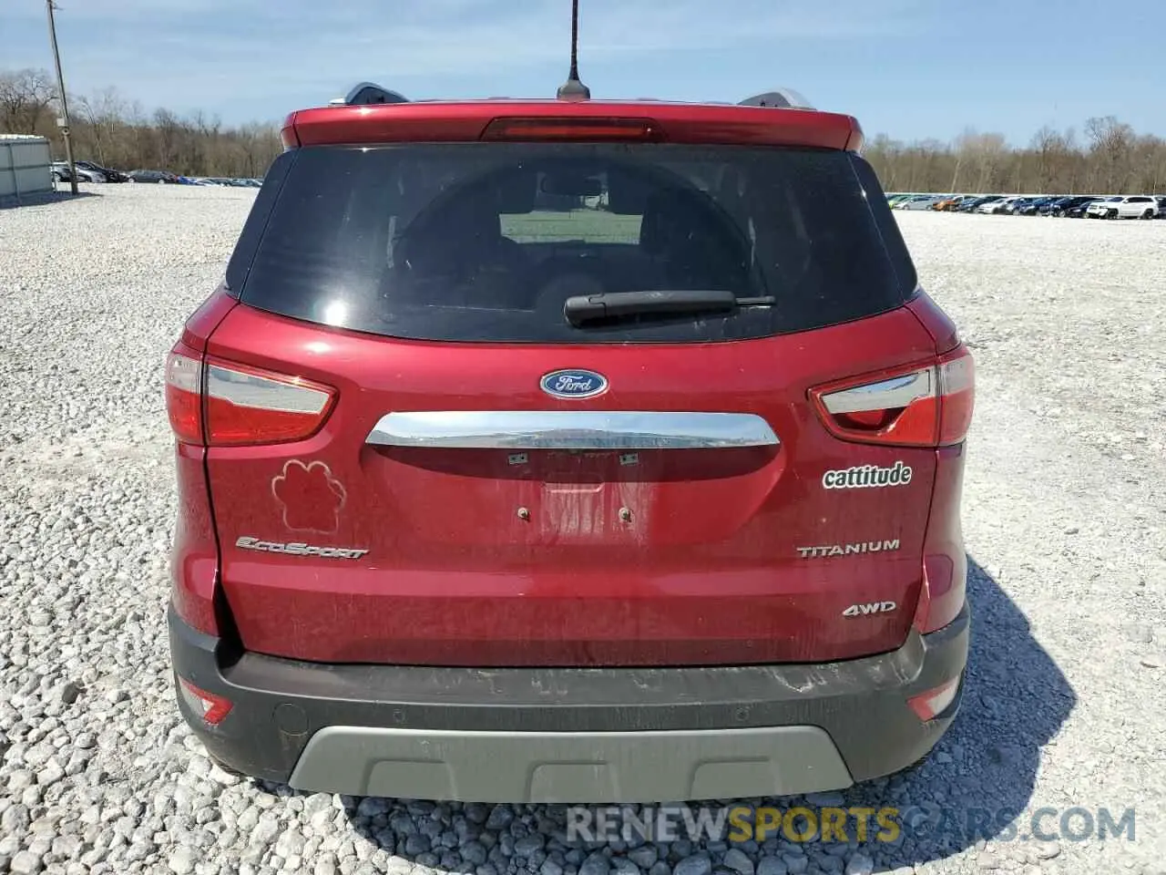 6 Photograph of a damaged car MAJ6S3KL1LC392346 FORD ECOSPORT 2020