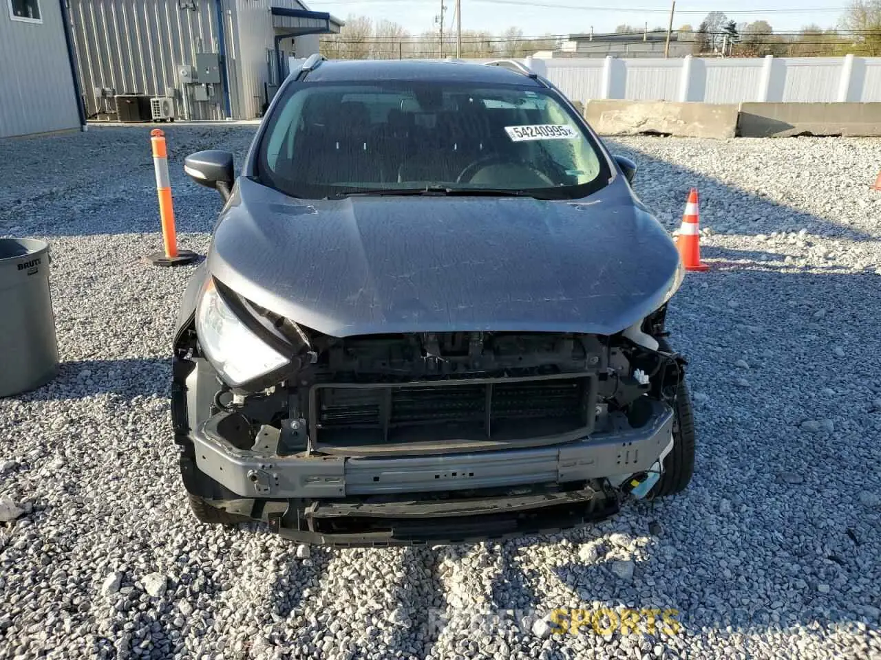 5 Photograph of a damaged car MAJ6S3KL2LC350462 FORD ECOSPORT 2020
