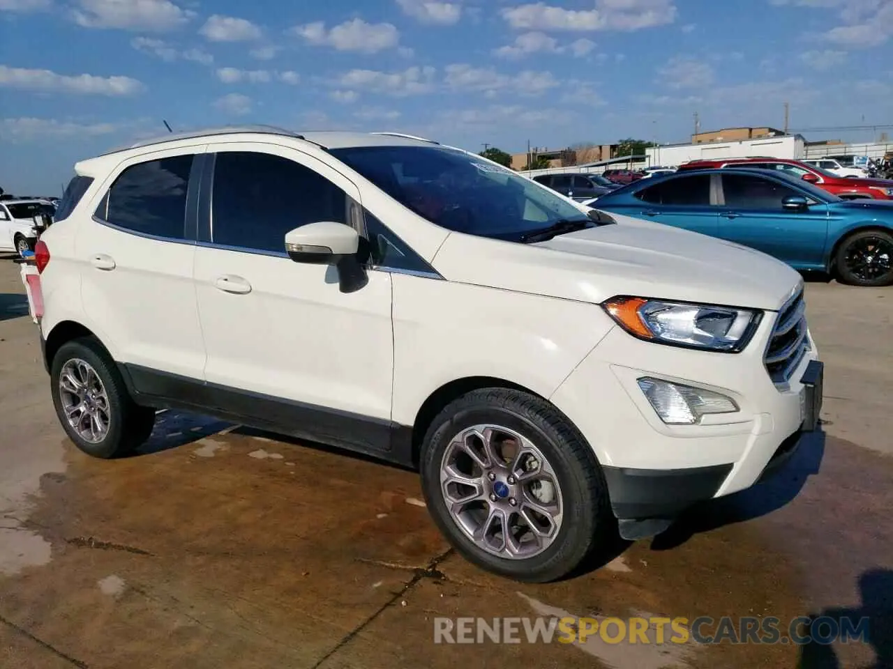 4 Photograph of a damaged car MAJ6S3KL4LC323070 FORD ECOSPORT 2020