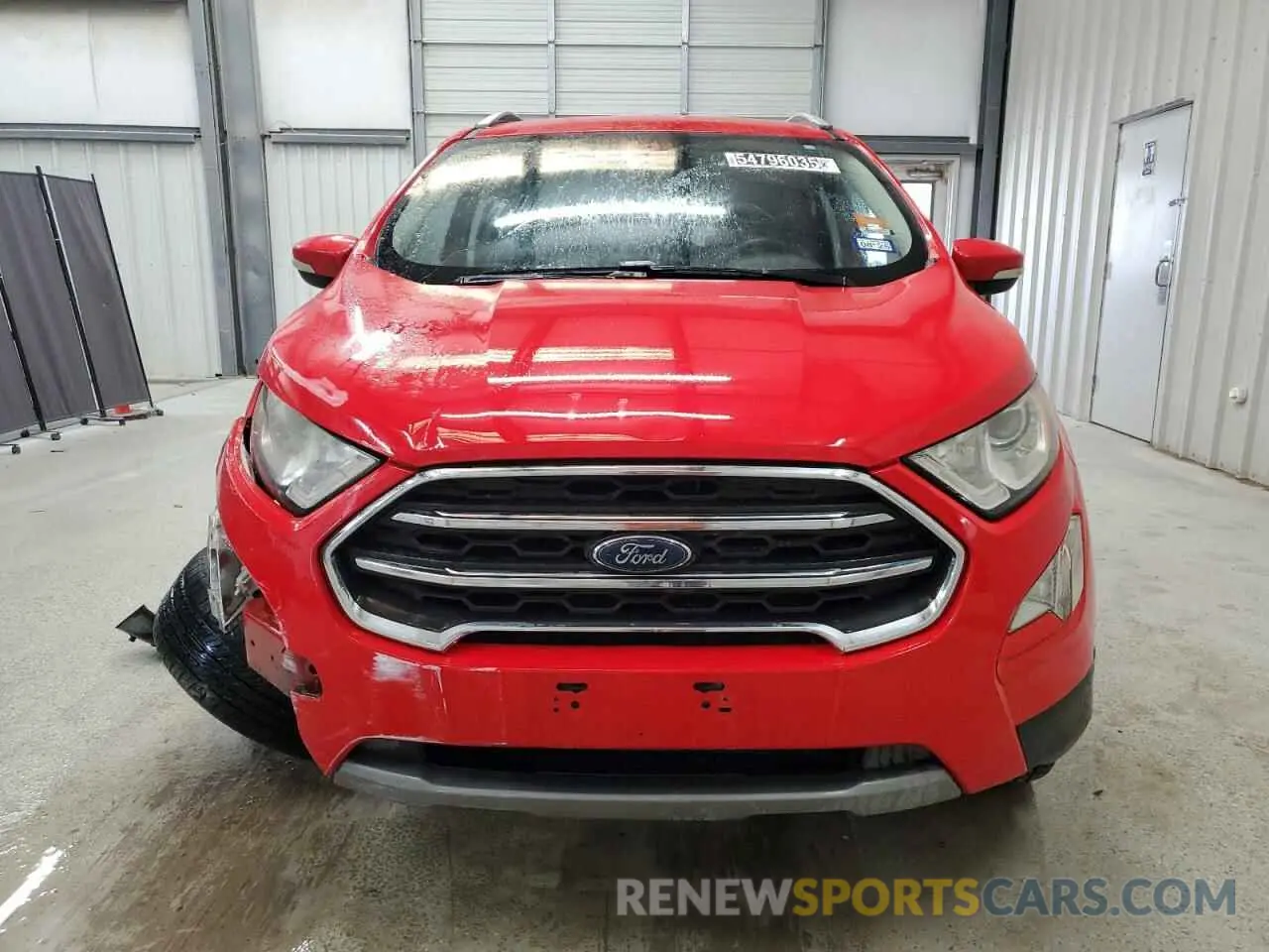 5 Photograph of a damaged car MAJ6S3KL4LC334070 FORD ECOSPORT 2020