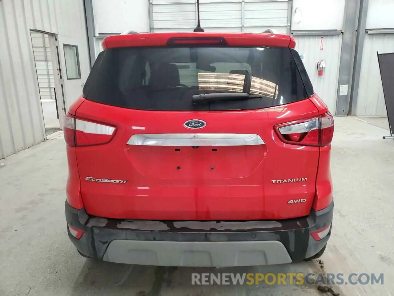6 Photograph of a damaged car MAJ6S3KL4LC334070 FORD ECOSPORT 2020