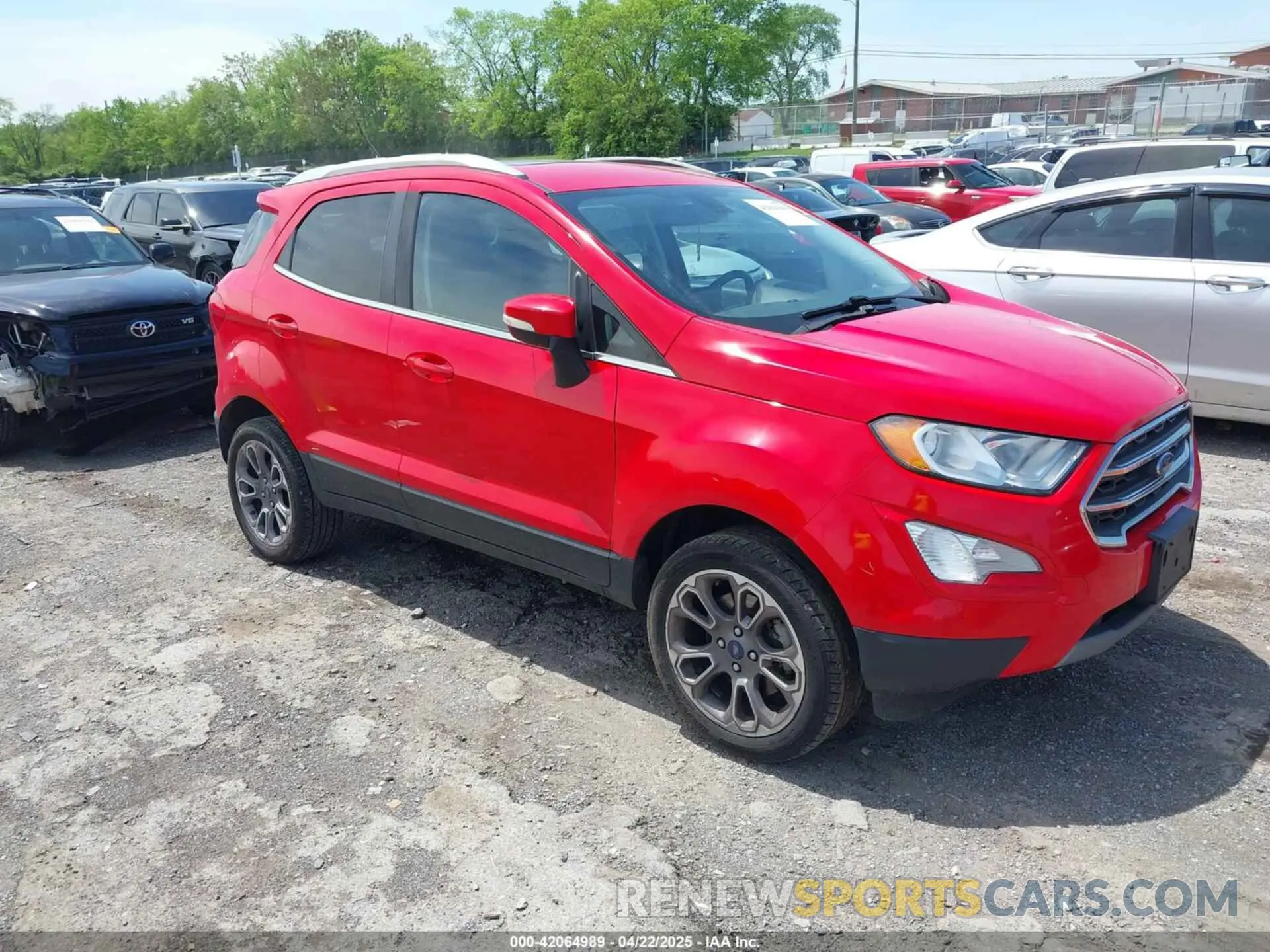 1 Photograph of a damaged car MAJ6S3KL4LC345585 FORD ECOSPORT 2020