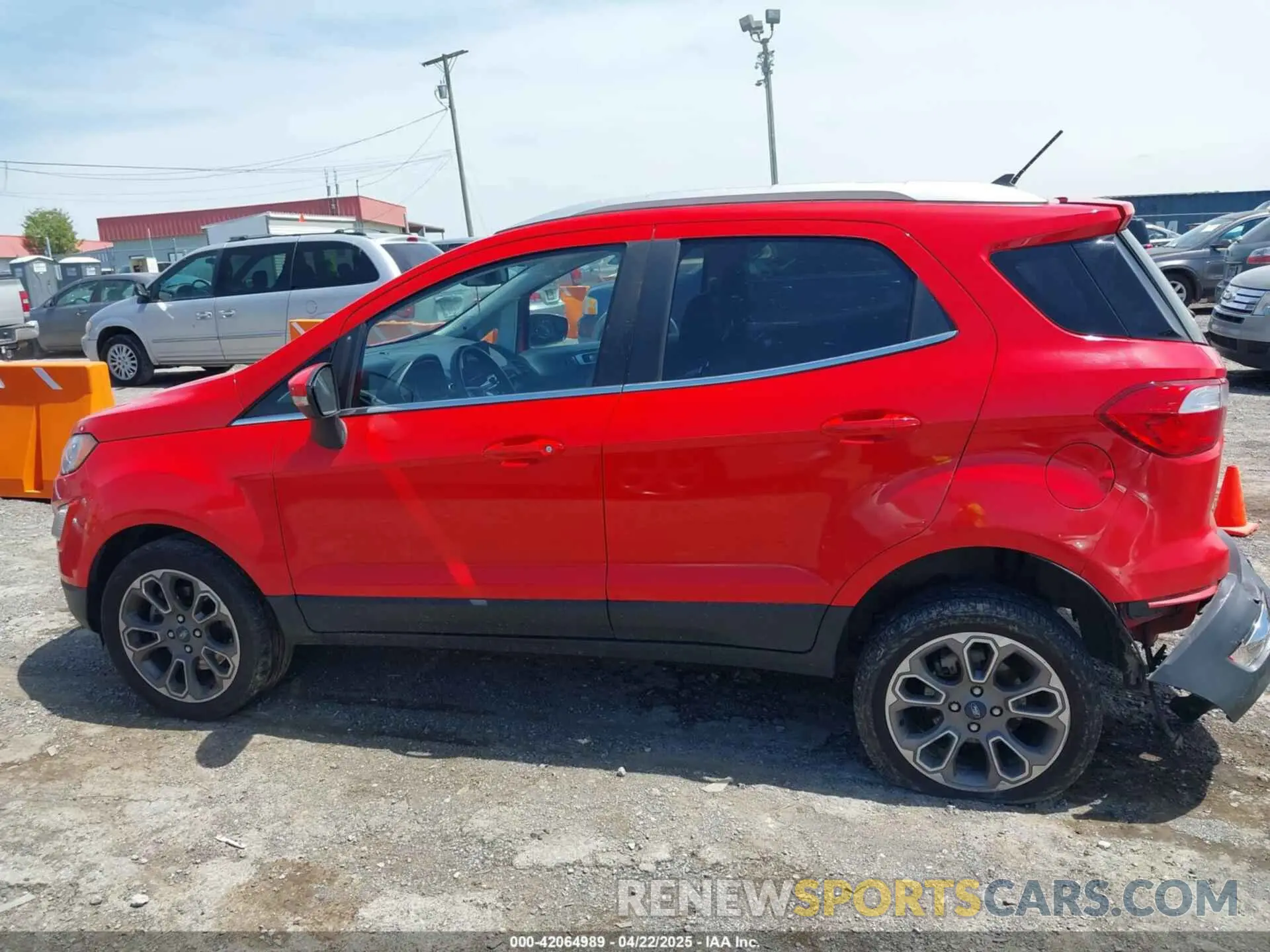 14 Photograph of a damaged car MAJ6S3KL4LC345585 FORD ECOSPORT 2020