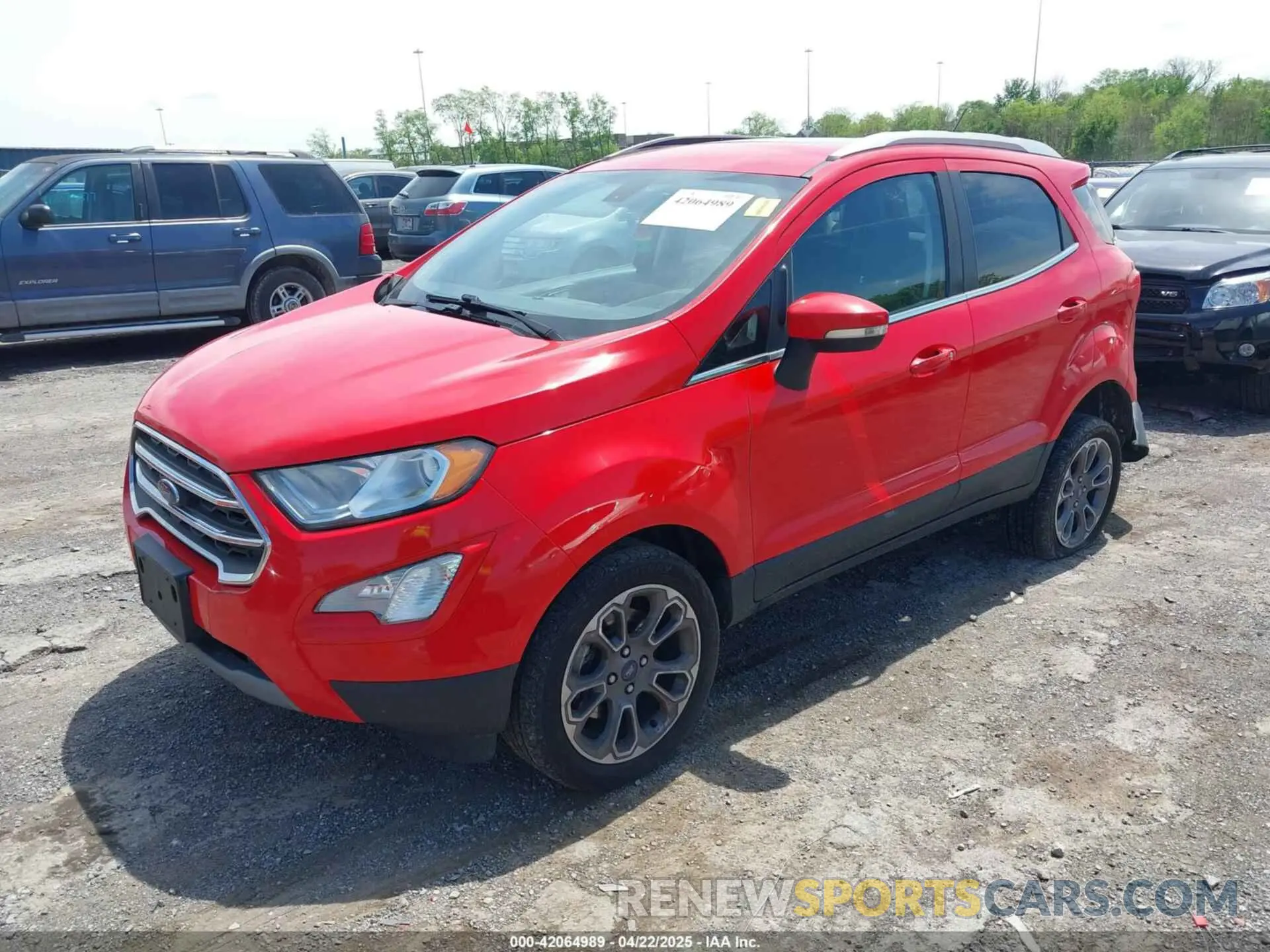 2 Photograph of a damaged car MAJ6S3KL4LC345585 FORD ECOSPORT 2020