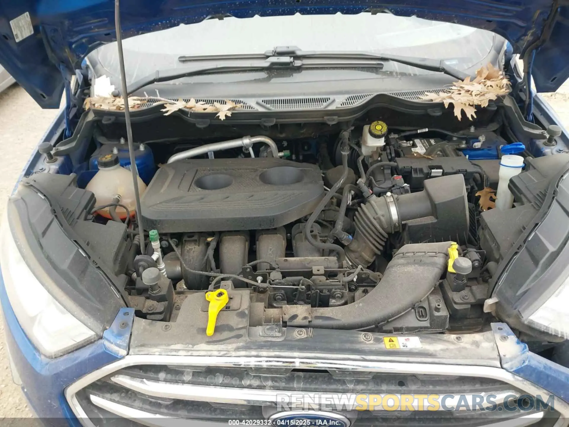 10 Photograph of a damaged car MAJ6S3KL5LC313843 FORD ECOSPORT 2020