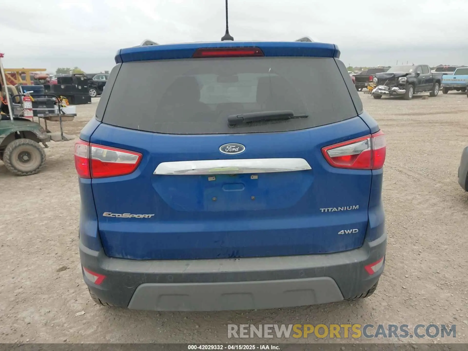 15 Photograph of a damaged car MAJ6S3KL5LC313843 FORD ECOSPORT 2020