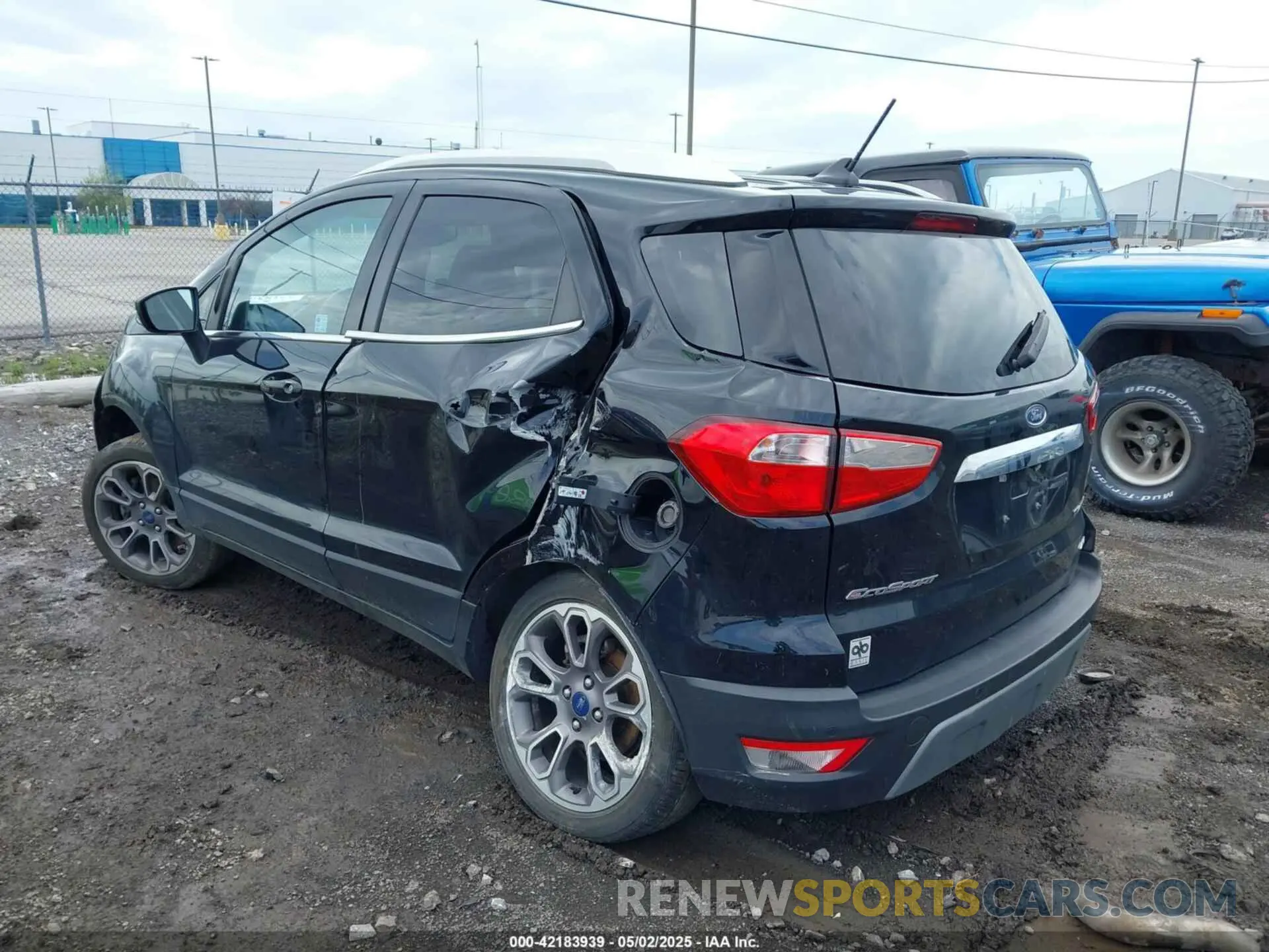 3 Photograph of a damaged car MAJ6S3KL5LC365019 FORD ECOSPORT 2020