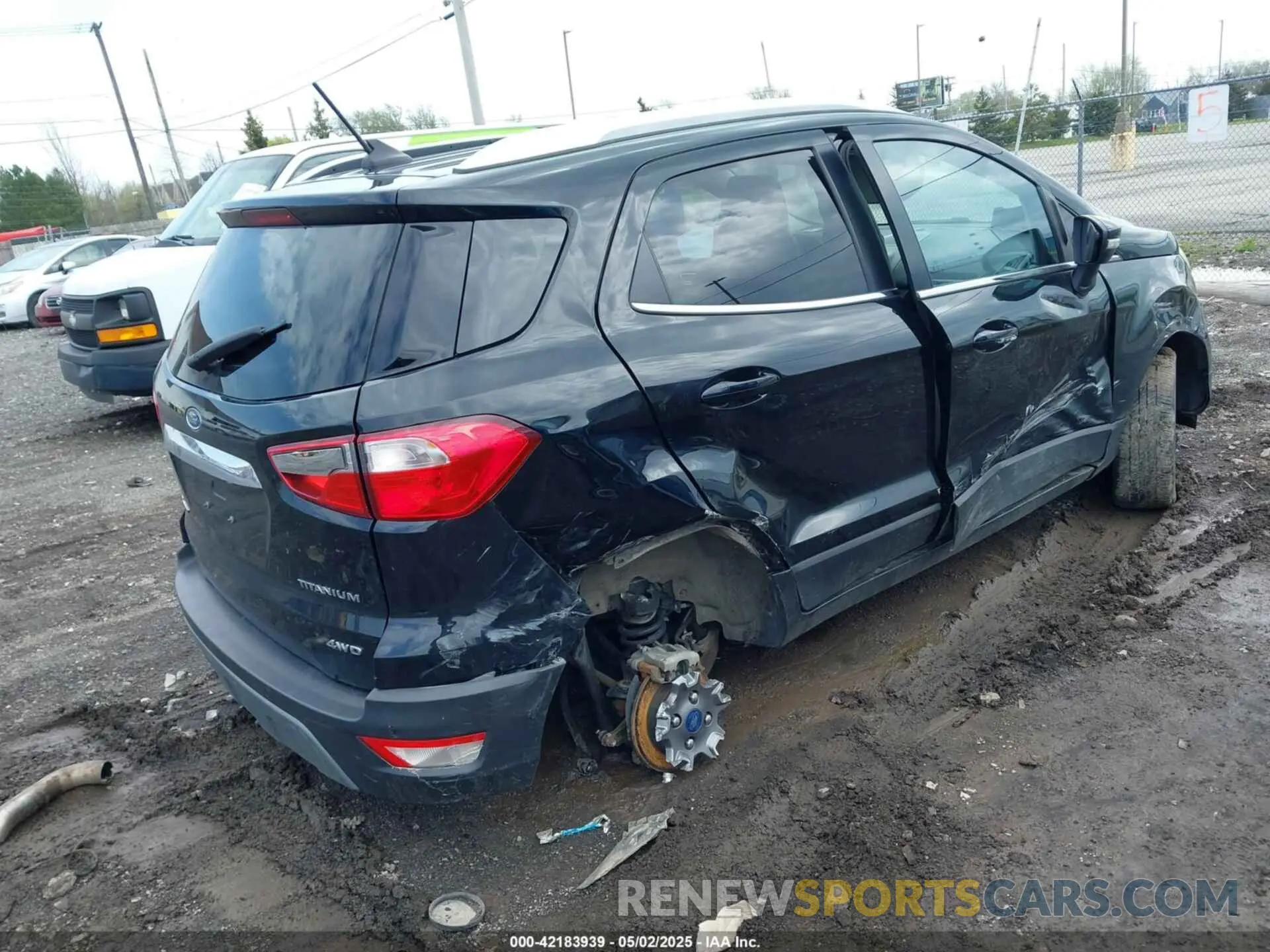 4 Photograph of a damaged car MAJ6S3KL5LC365019 FORD ECOSPORT 2020