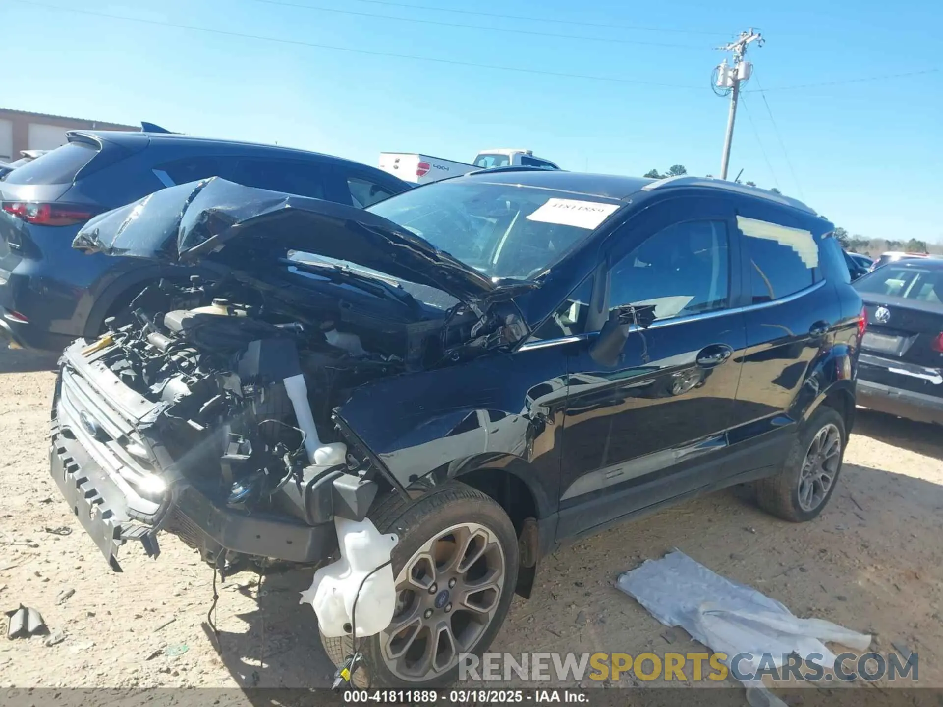 15 Photograph of a damaged car MAJ6S3KL5LC391538 FORD ECOSPORT 2020